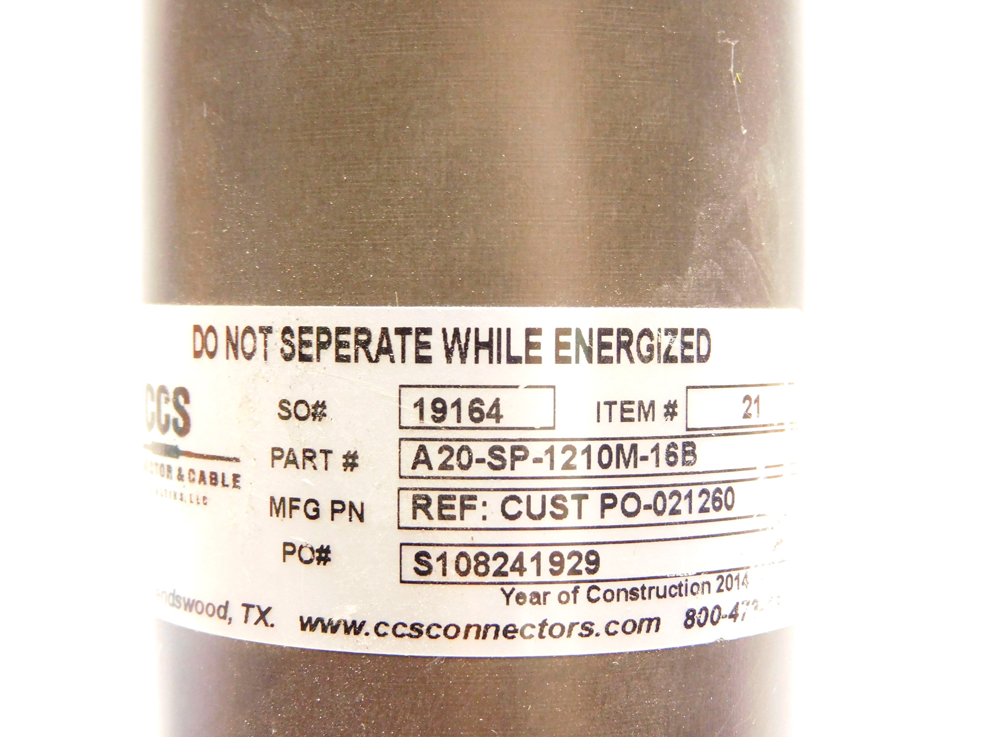 CCS A20-SP-1210M-16B NSNP