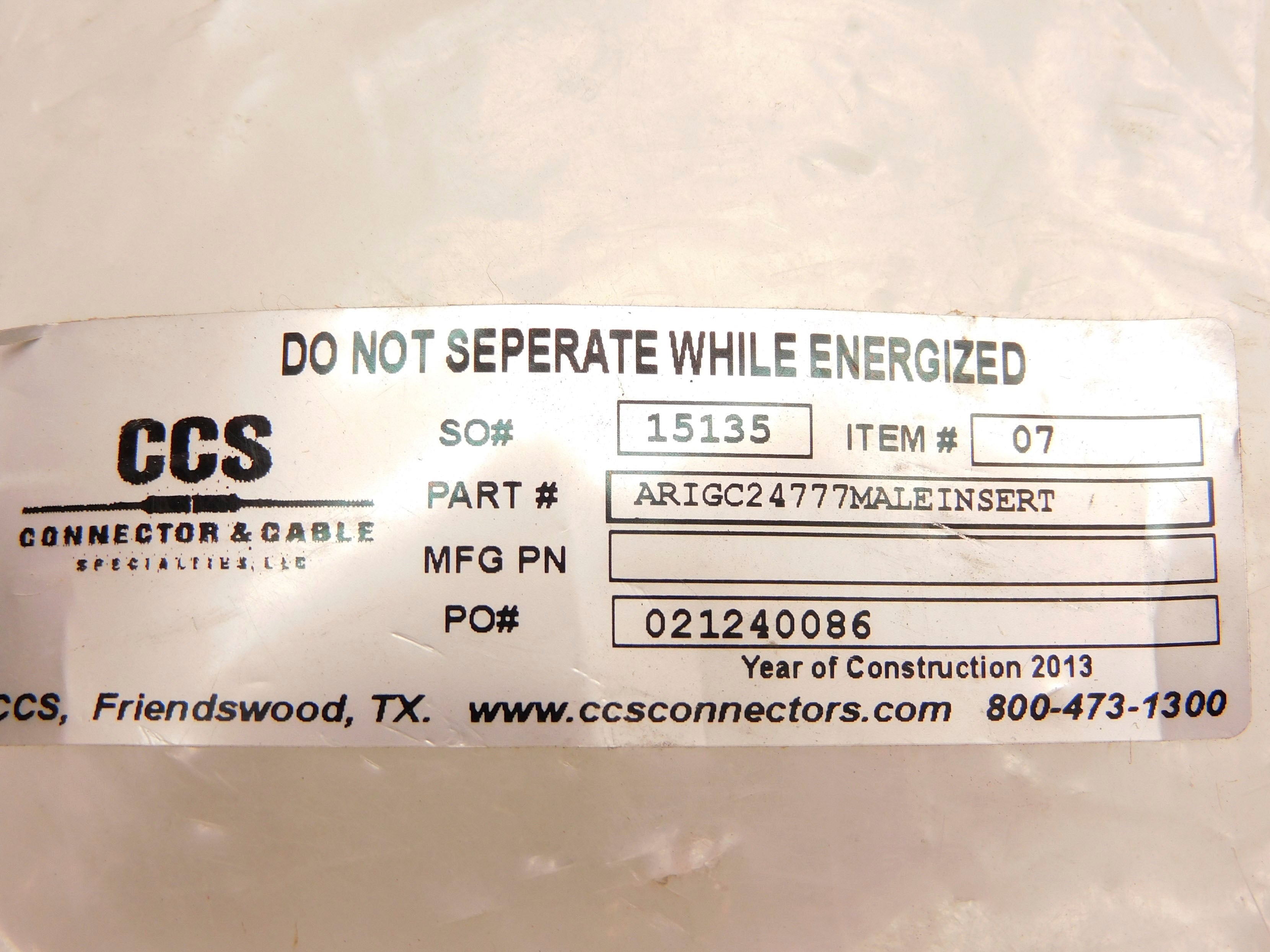 CCS ARIGC24777MALEINSERT NSMP