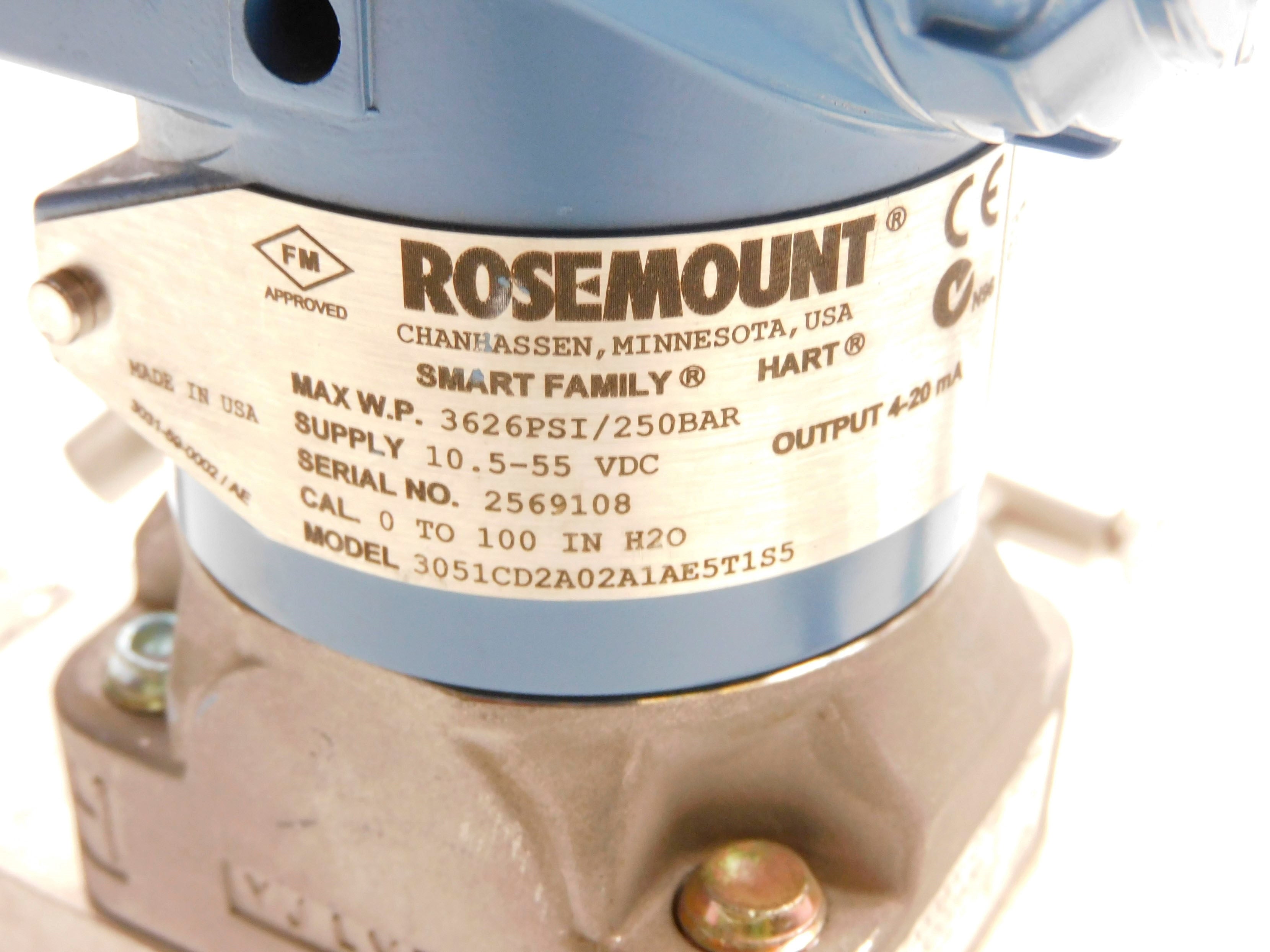 ROSEMOUNT 3051CD2A02A1AE5T1S5 (AS PICTURED) NSNP