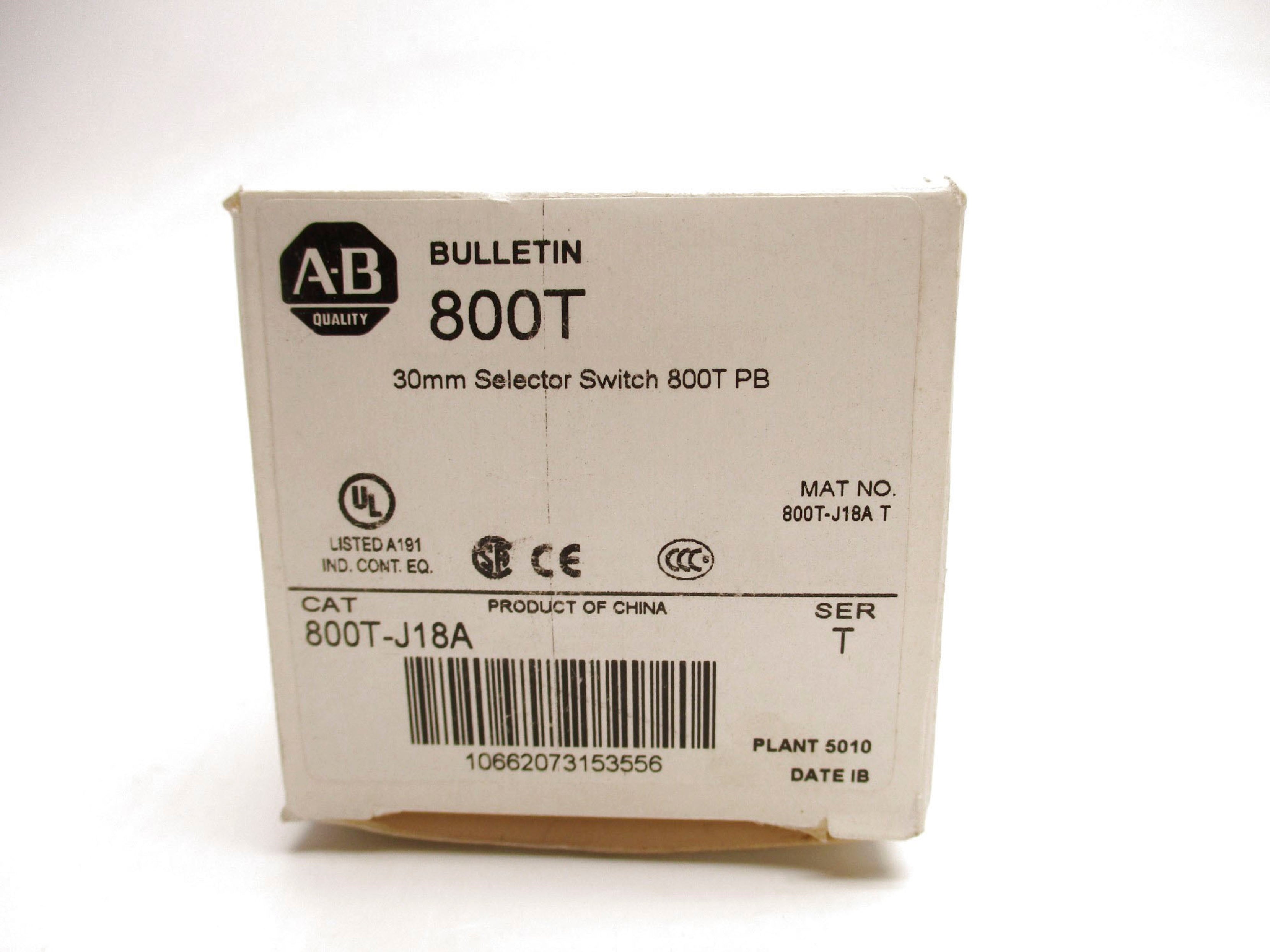 INDUSTRIAL SPARE PART 800T-J18A SER. T (WH) NSMP