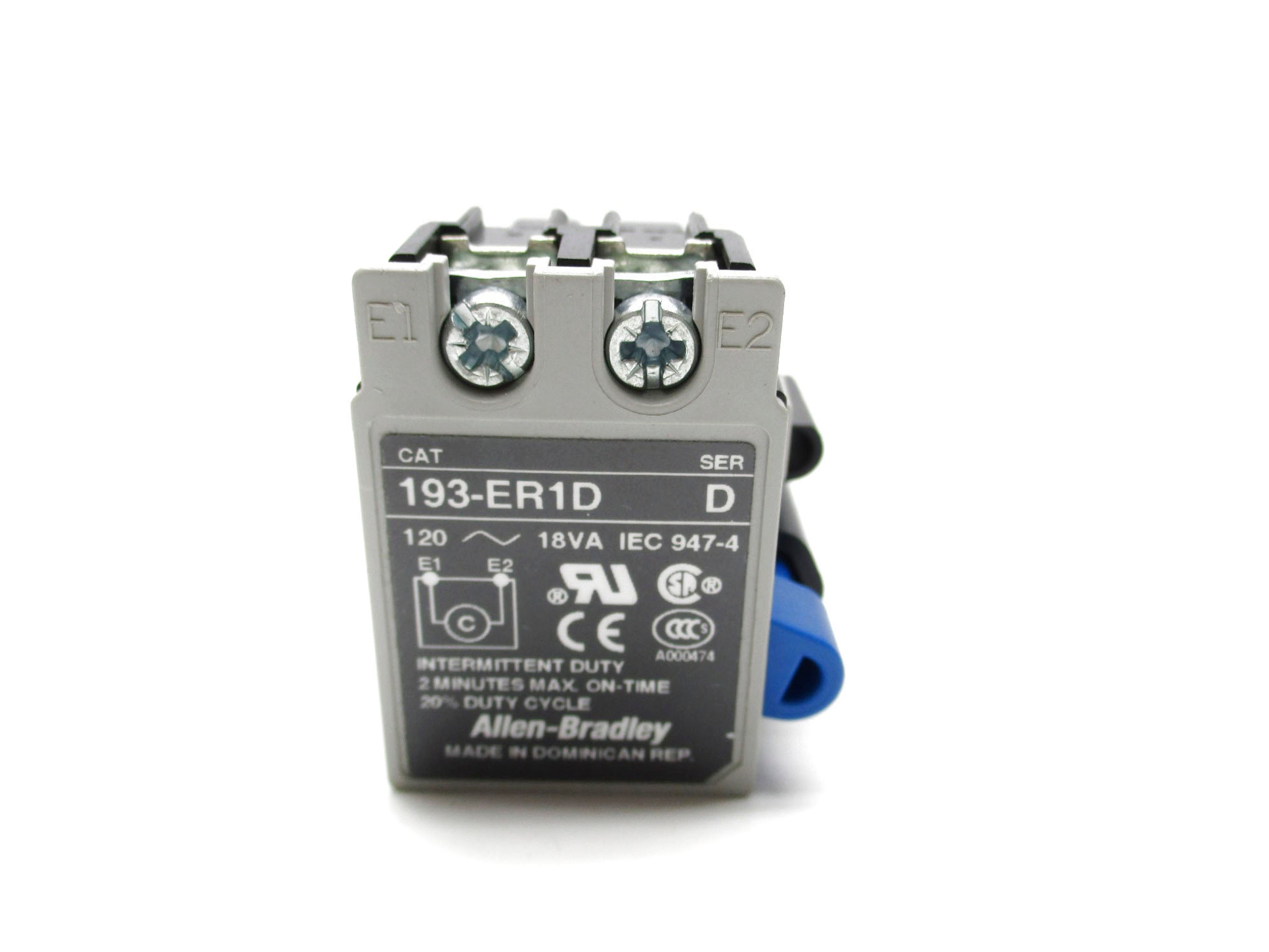 ALLEN BRADLEY 193-ER1D SER. D (WH) NSMP