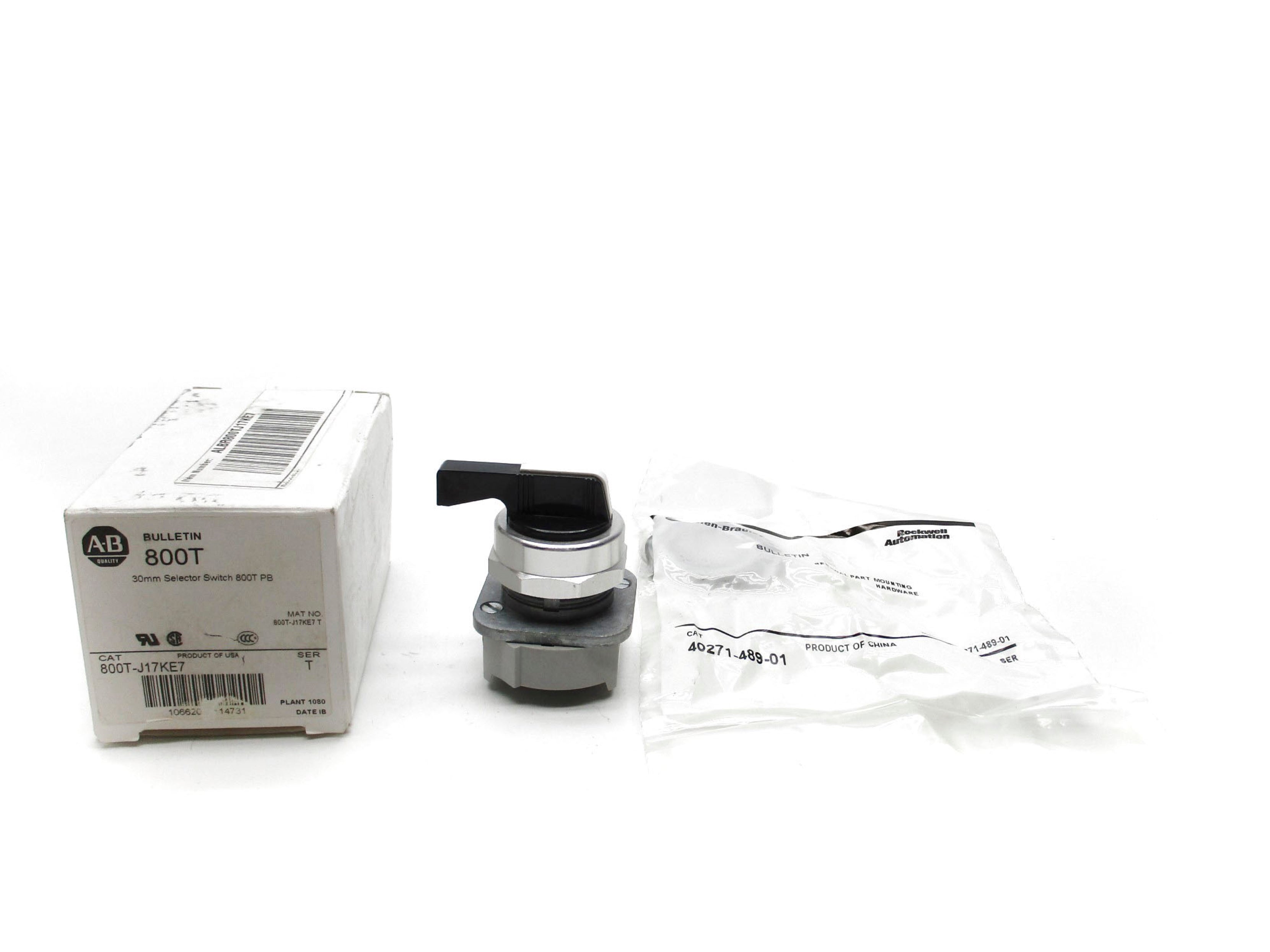 ALLEN BRADLEY 800T-J17KE7 SER. T (WH) NSMP