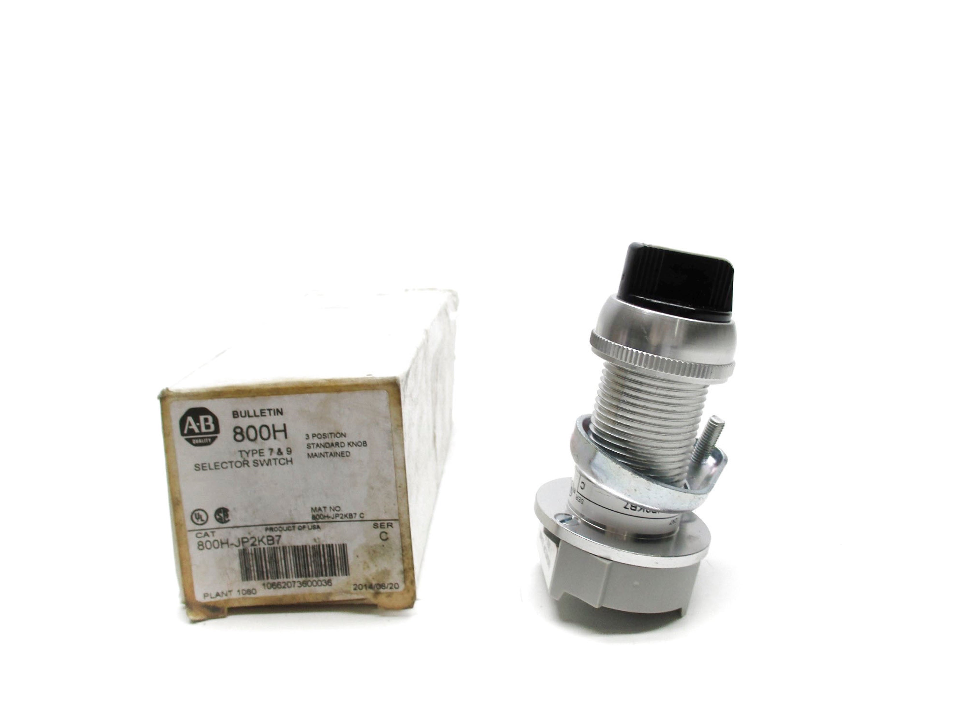 ALLEN BRADLEY 800H-JP2KB7 SER. C (WH) NSMP