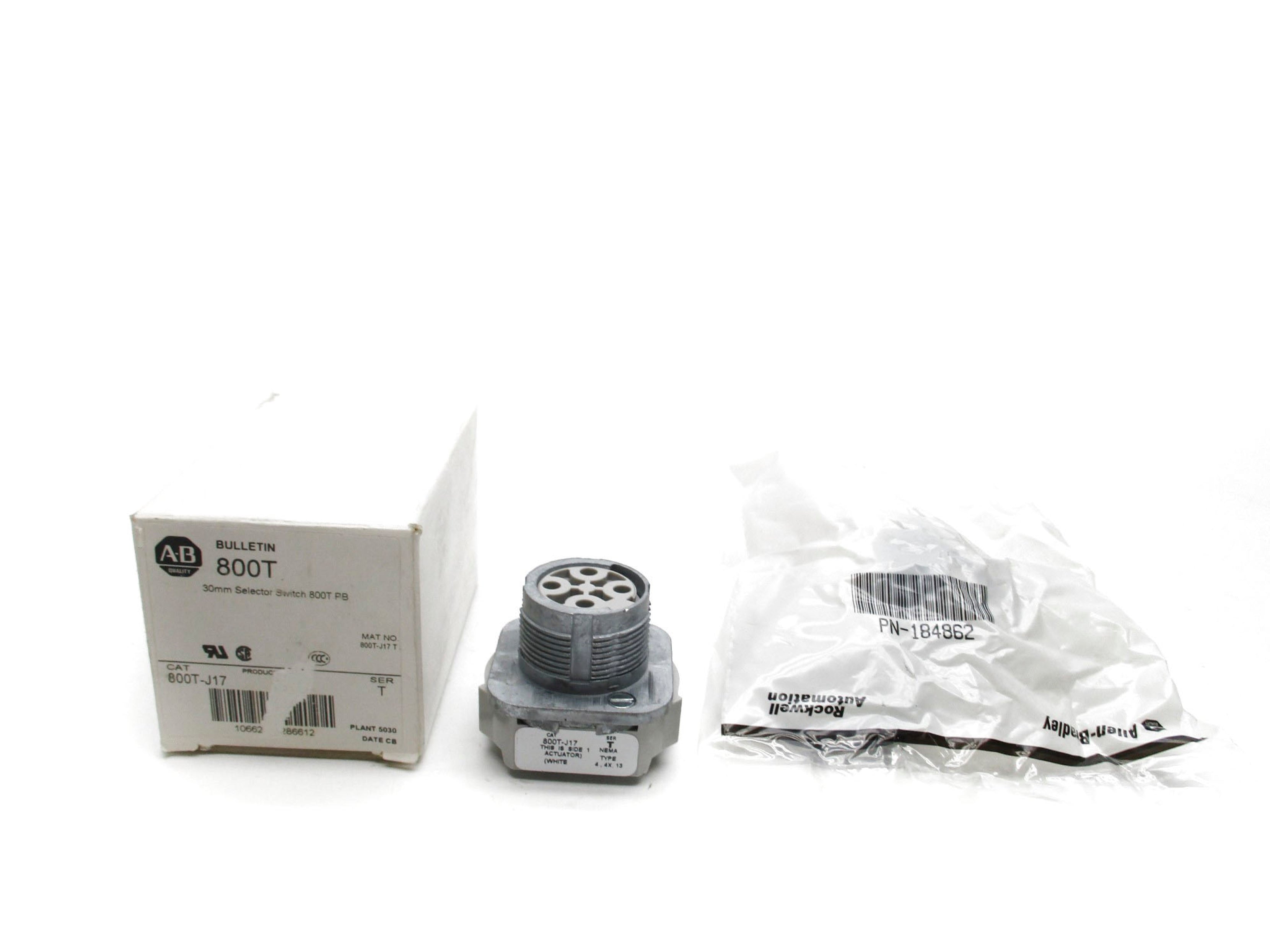 ALLEN BRADLEY 800T-J17 SER. T (WH) NSMP