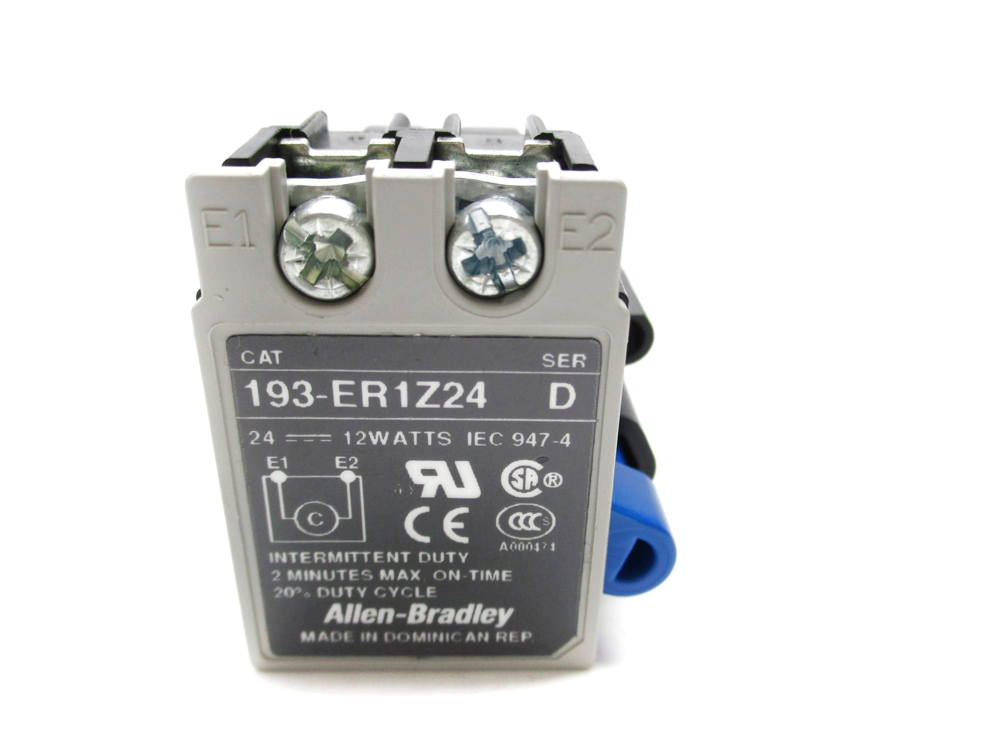 INDUSTRIAL SPARE PART 193-ER1Z24 SER. D (WH) NSMP