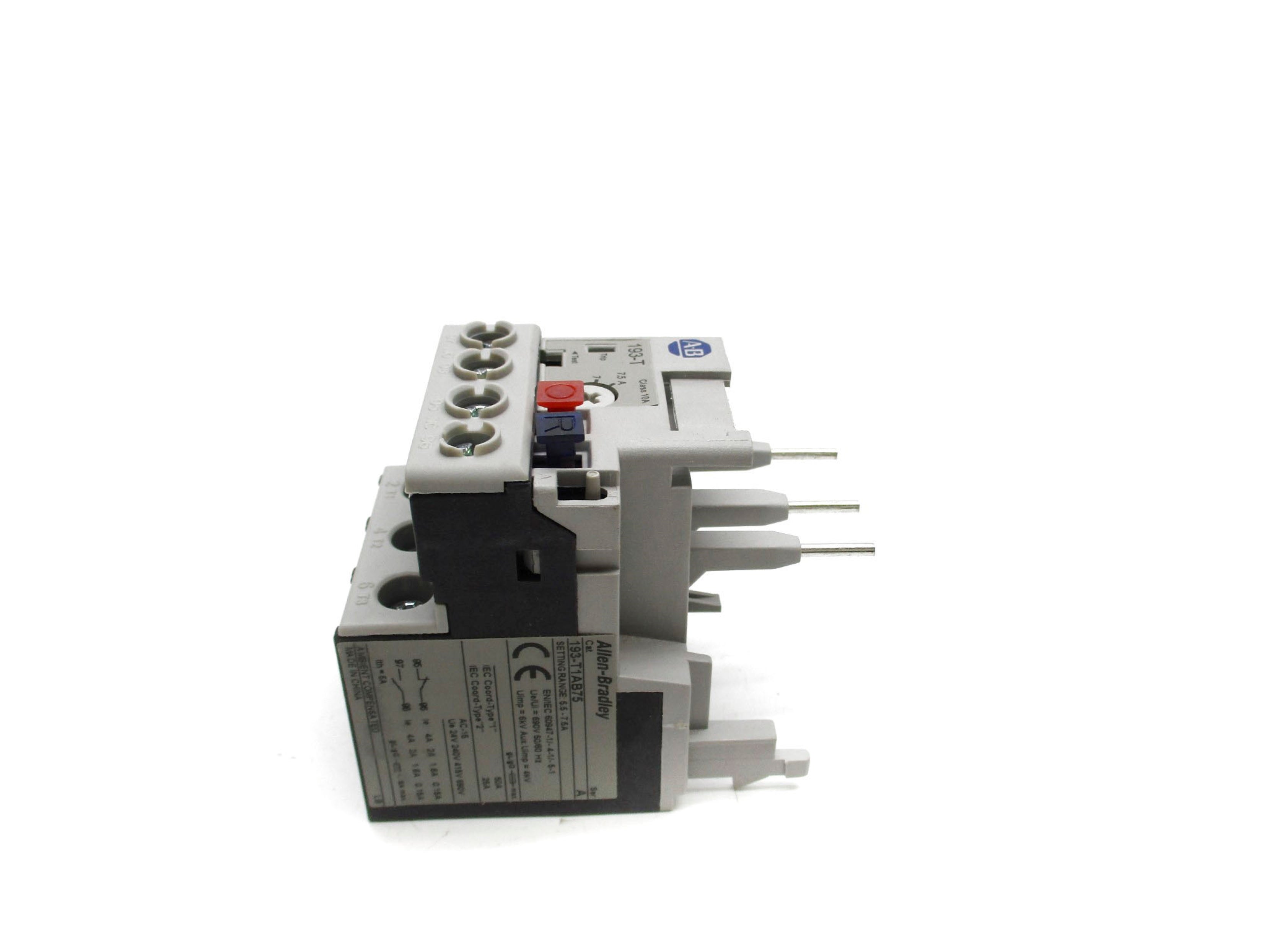 ALLEN BRADLEY 193-T1AB75 SER. A 690V 5.5-7.5A (BR/WH) NSMP