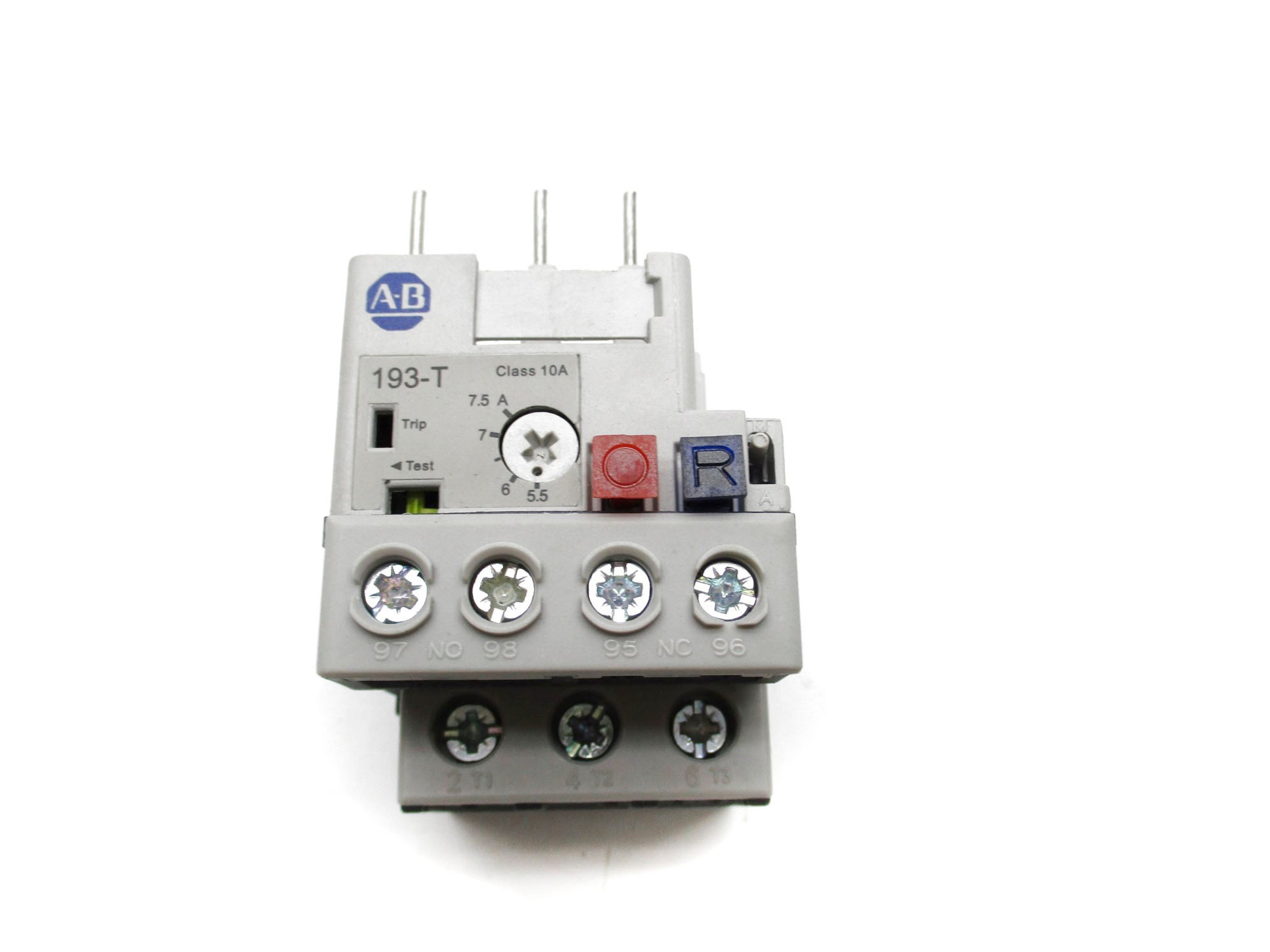 ALLEN BRADLEY 193-T1AB75 SER. A 690V 5.5-7.5A (BR/WH) NSMP