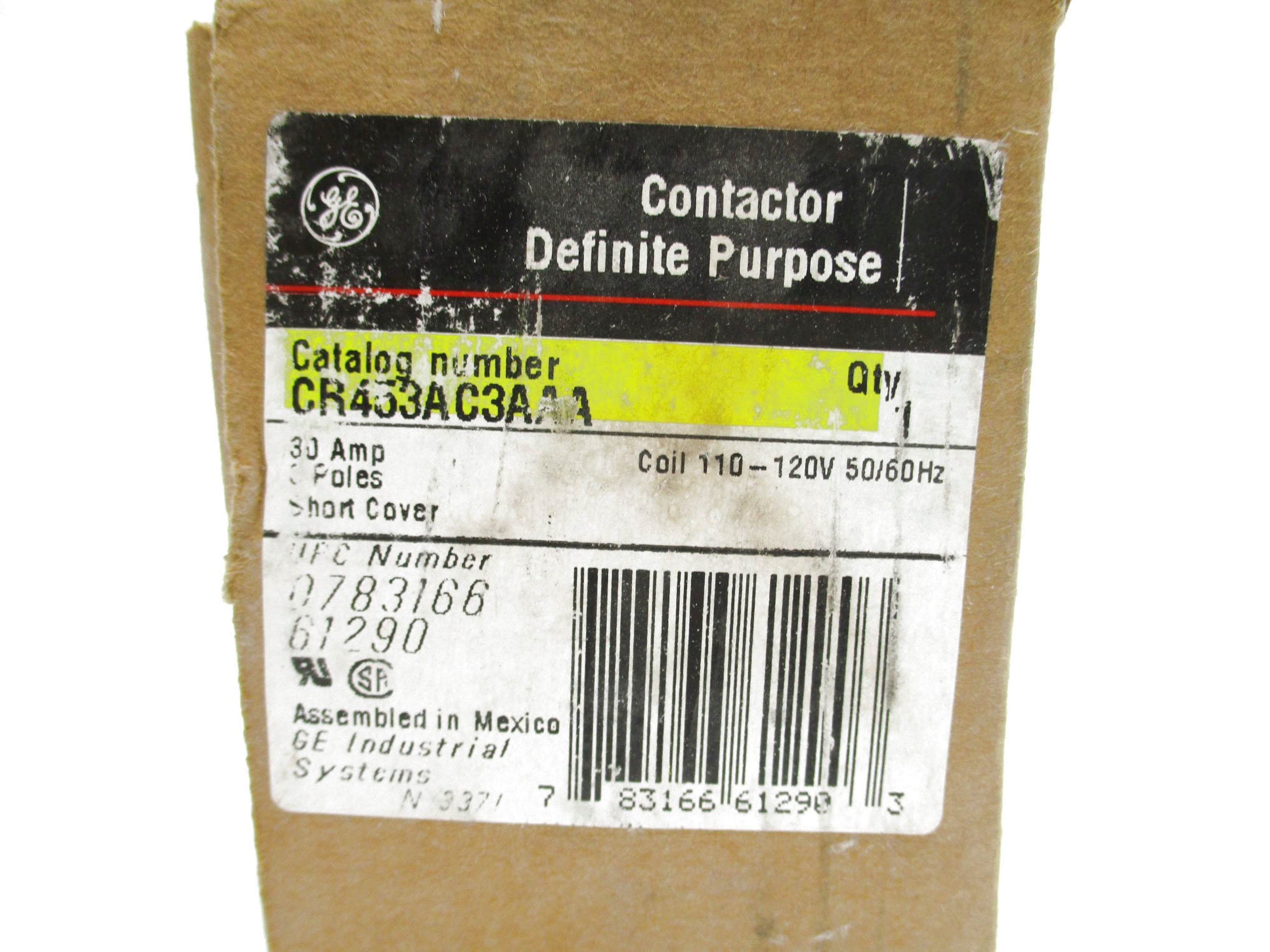 GENERAL ELECTRIC CR453AC3AA 110/120V NSMP