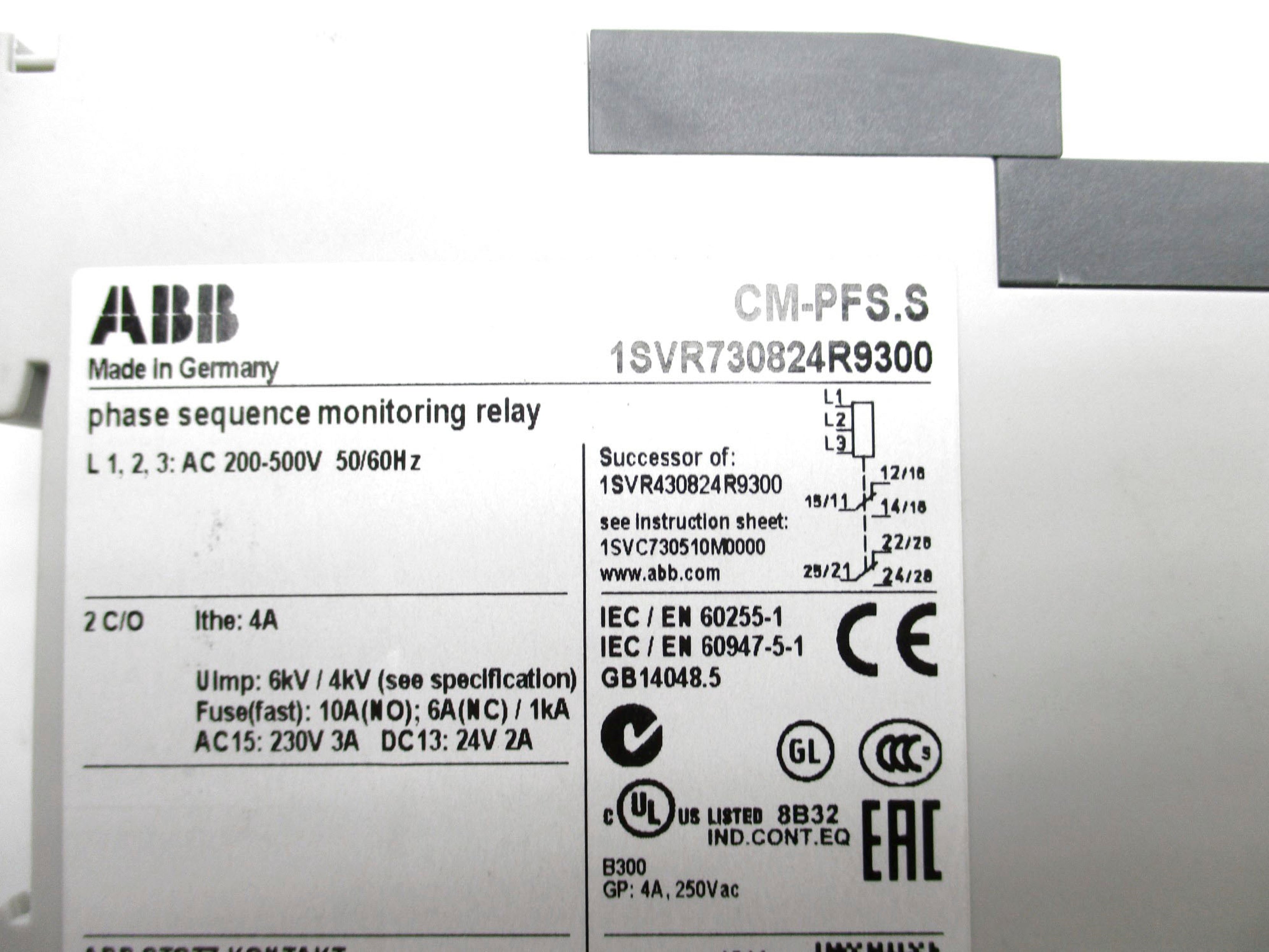 ABB CM-PFS.S 1SVR730824R9300 200-500V 3A NSMP
