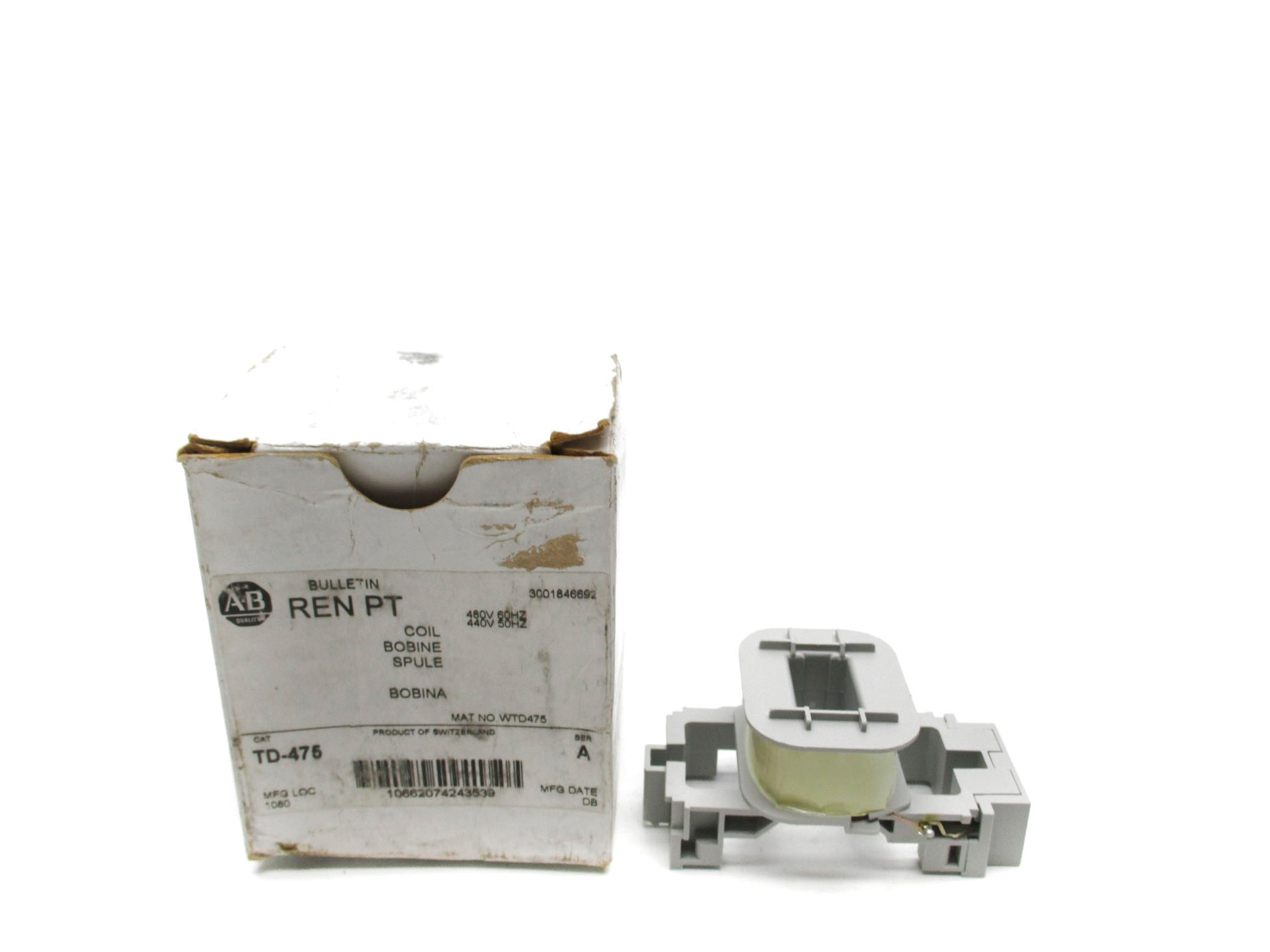 ALLEN BRADLEY TD-475 SER. A (WH) NSMP