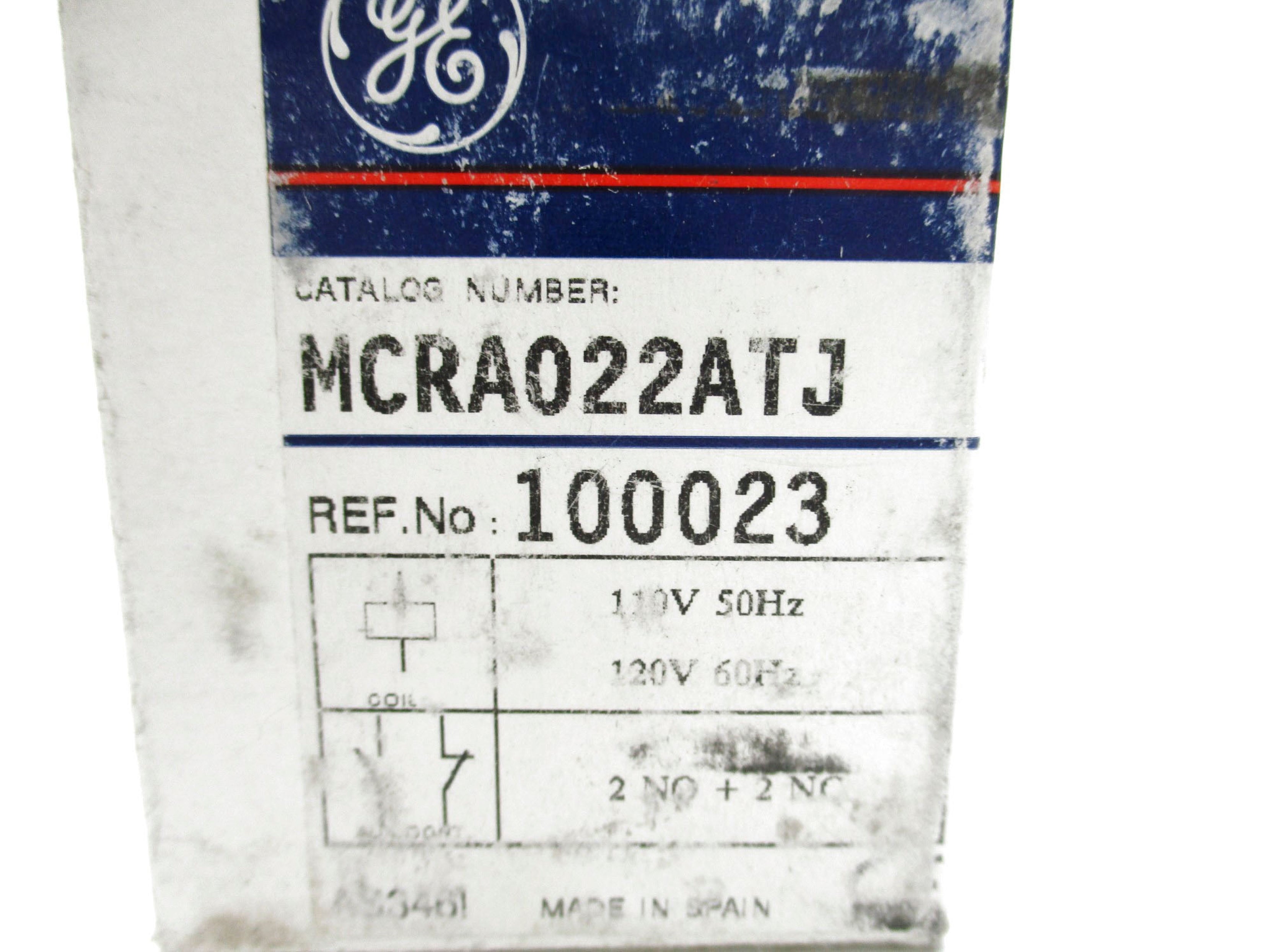 GENERAL ELECTRIC MCRA022ATJ 110/120V 16A NSMP