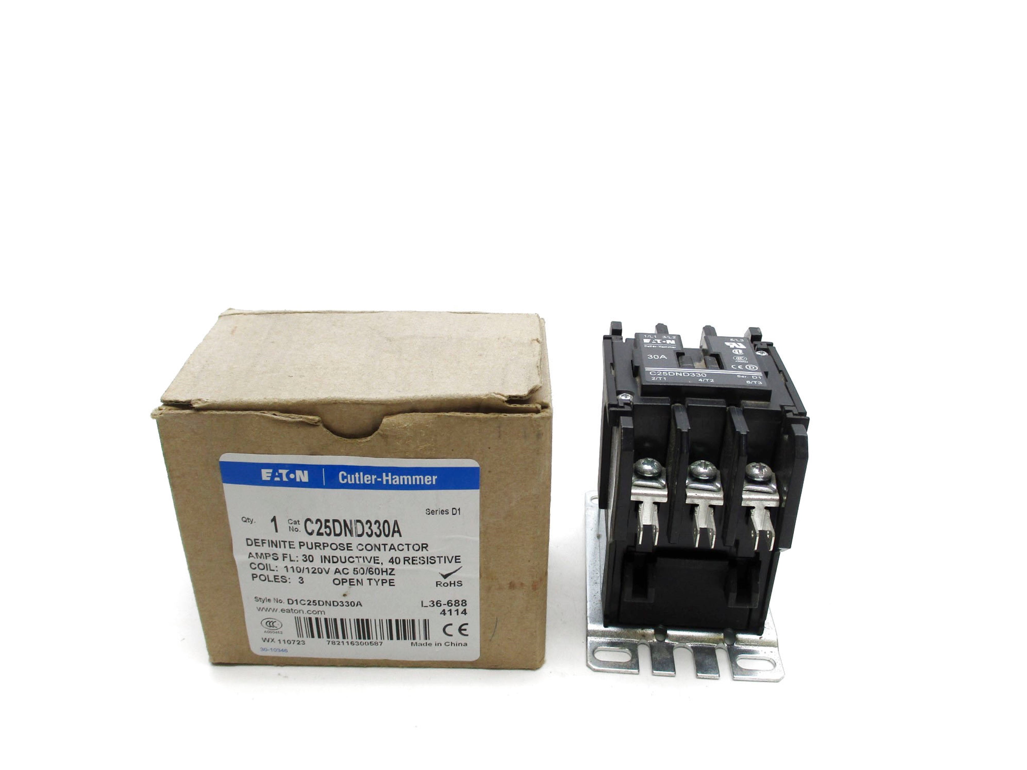 EATON C25DND330A SER. D1 110/120VAC NSMP