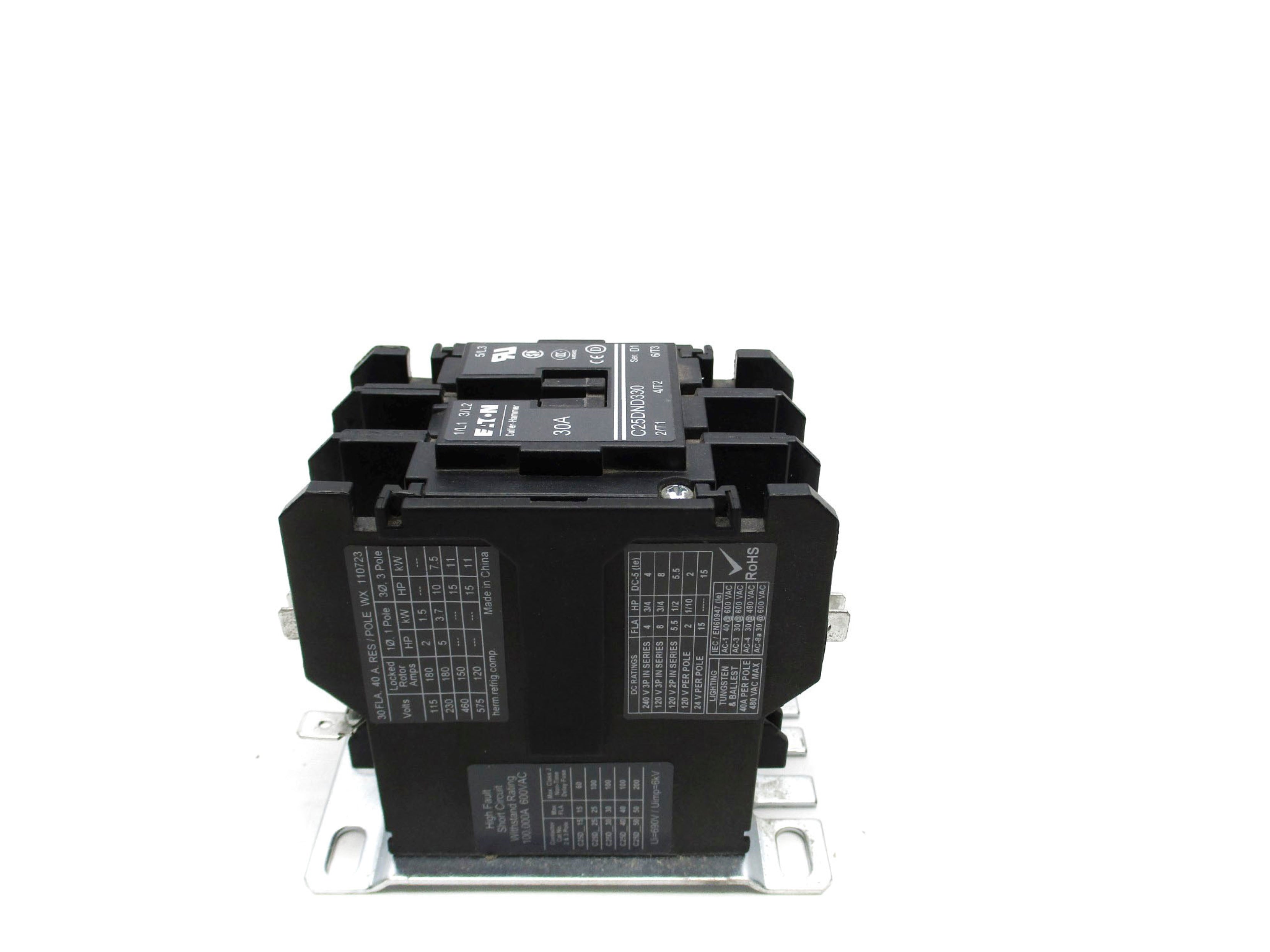 EATON C25DND330A SER. D1 110/120VAC NSMP
