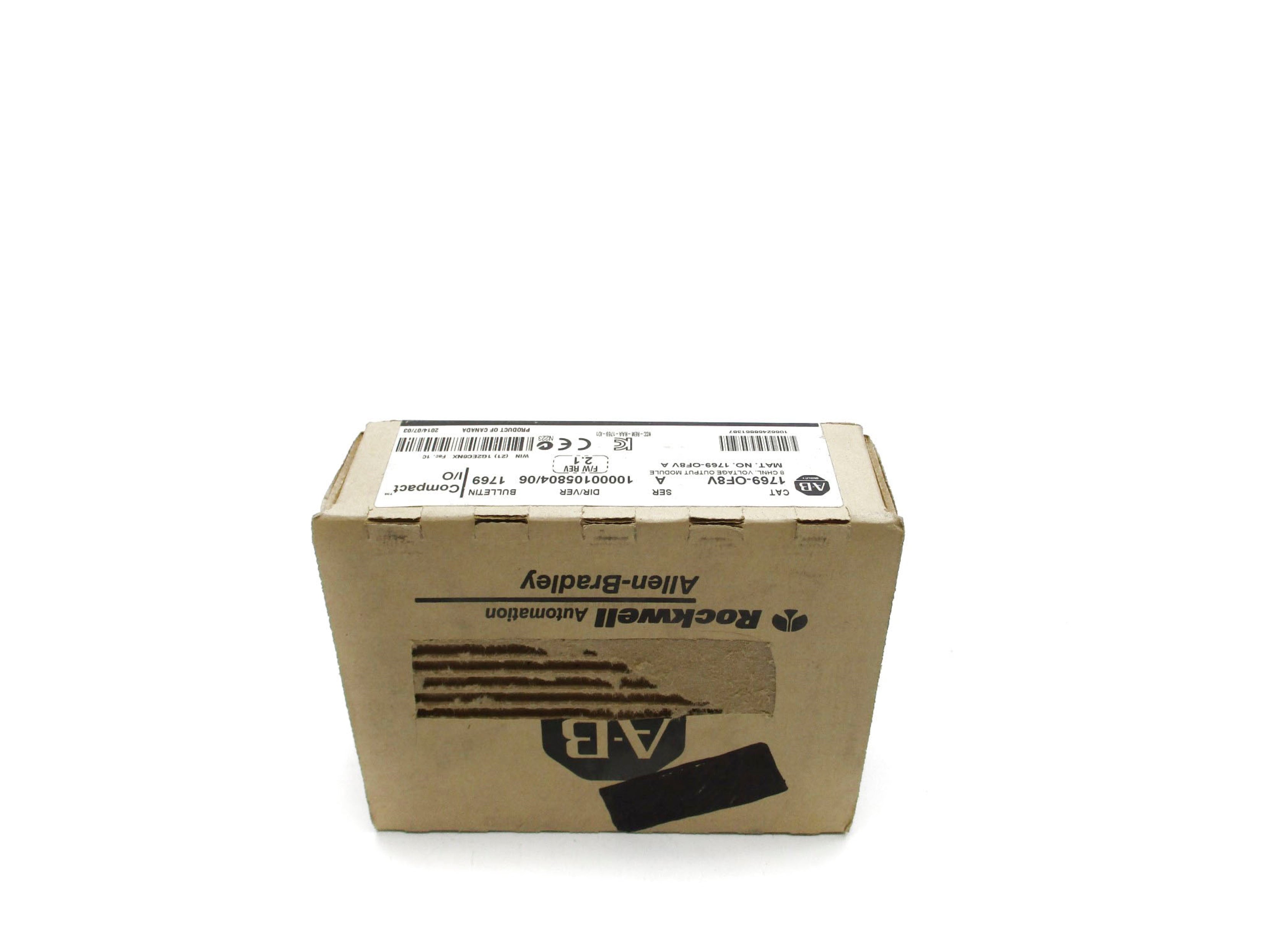 ALLEN BRADLEY 1769-OF8V SER. A F/W 2.1 DATE: 2014 NSFS