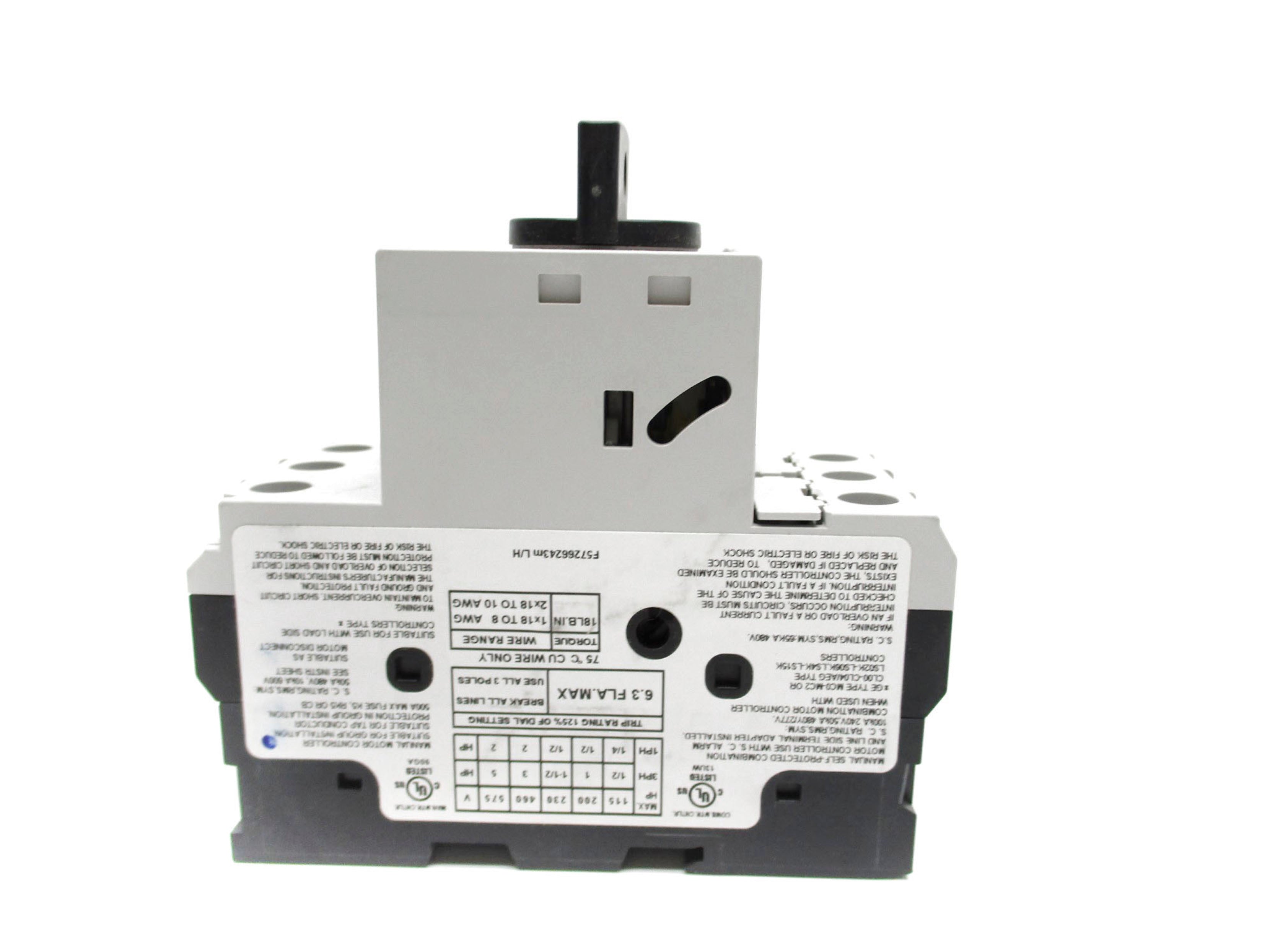 GENERAL ELECTRIC GPS1BHAJ 4-6.3A 575V NSNP