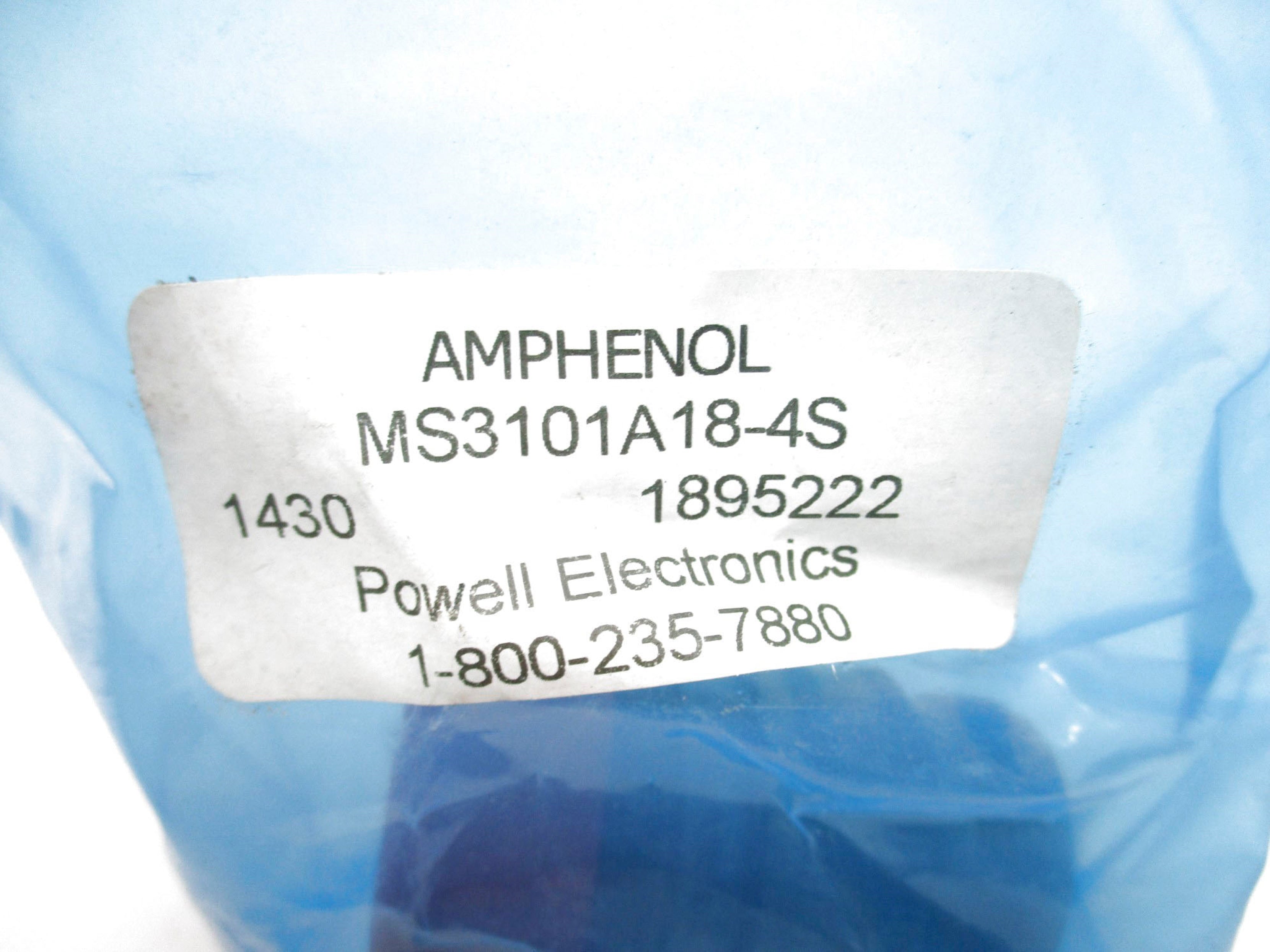 AMPHENOL MS3101A18-4S NSMP