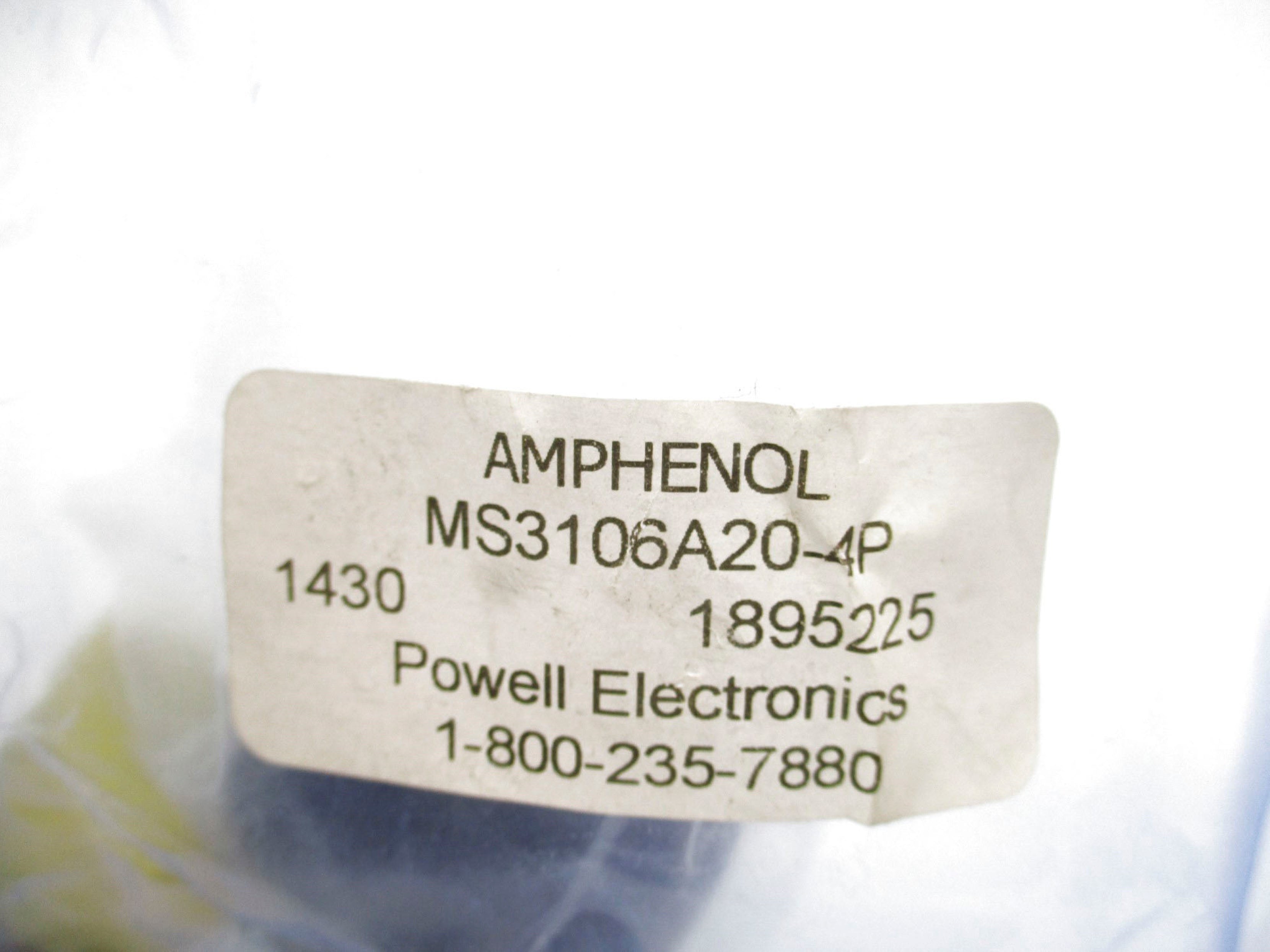AMPHENOL MS3106A20-4P NSMP