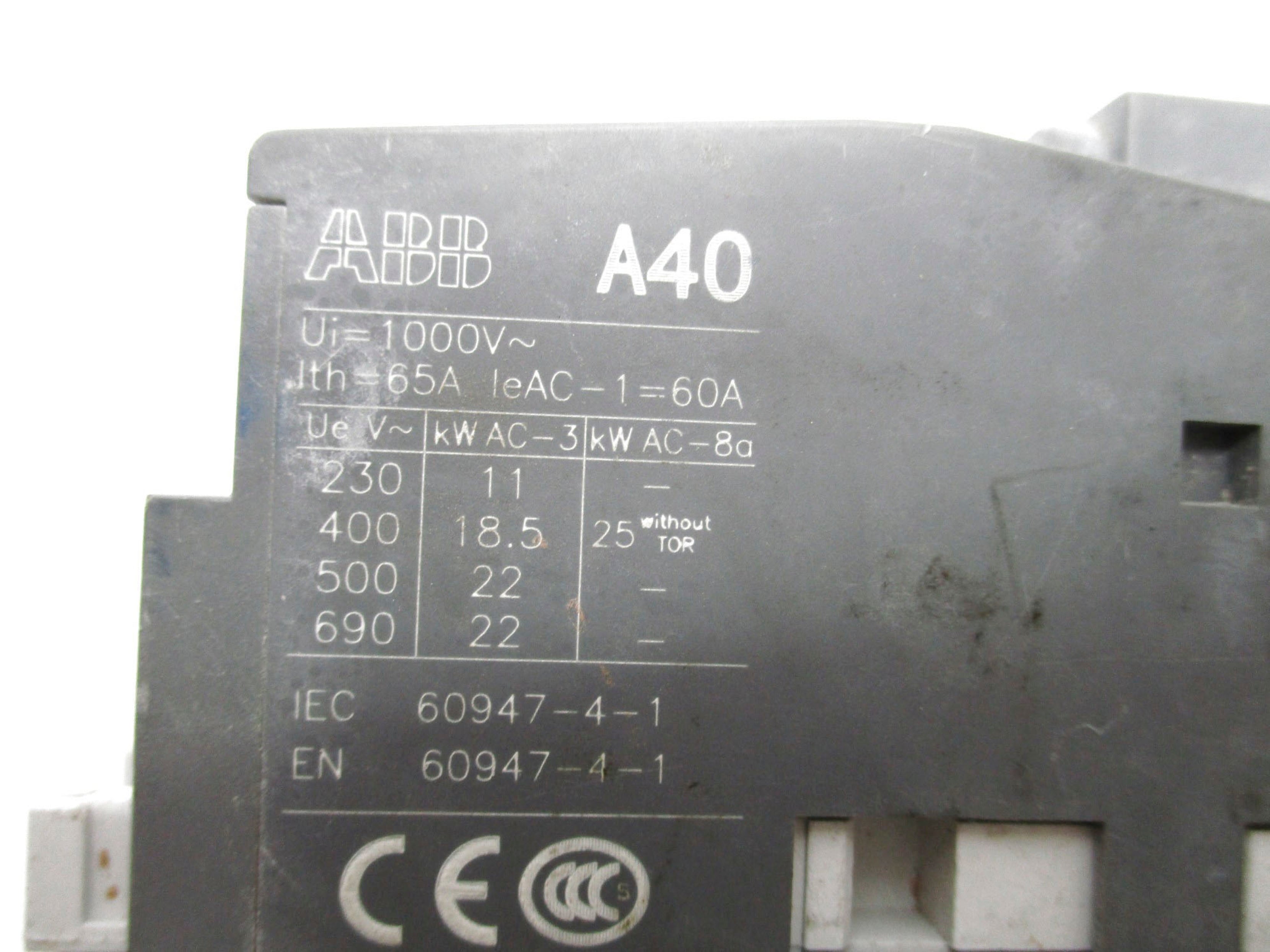 ABB A40-30-10-84 1SBL321001R8410 110/110-120V UNMP