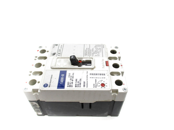 ALLEN BRADLEY 140M-I8P-C50S-M SER. A 50A 600VAC UNMP