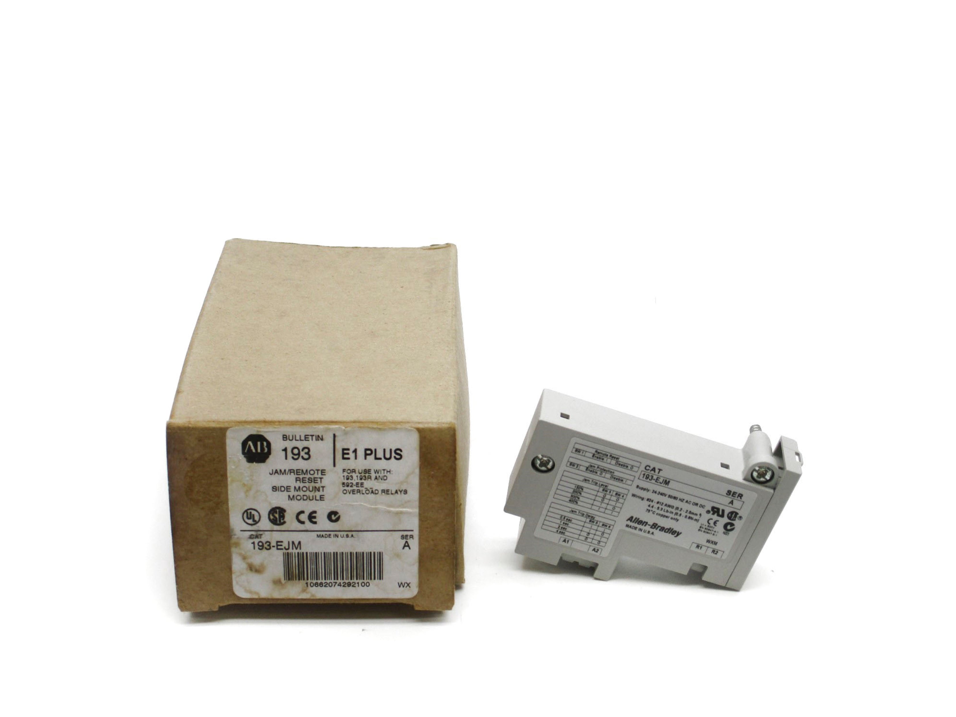 ALLEN BRADLEY 193-EJM SER. A (BR/WH) NSMP