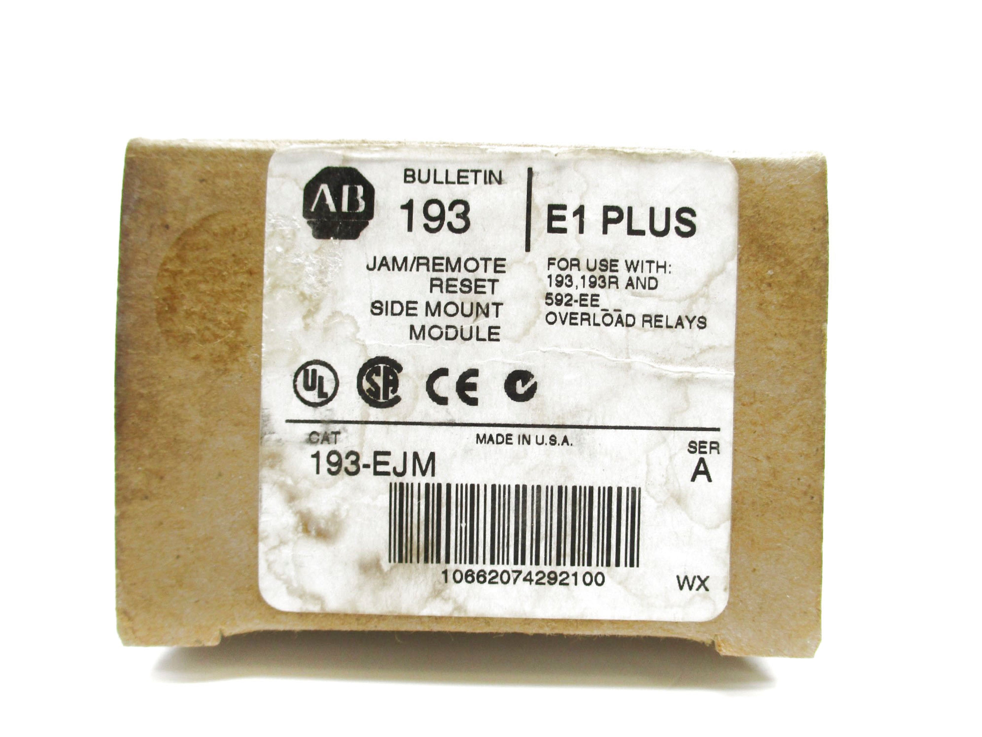 ALLEN BRADLEY 193-EJM SER. A (BR/WH) NSMP
