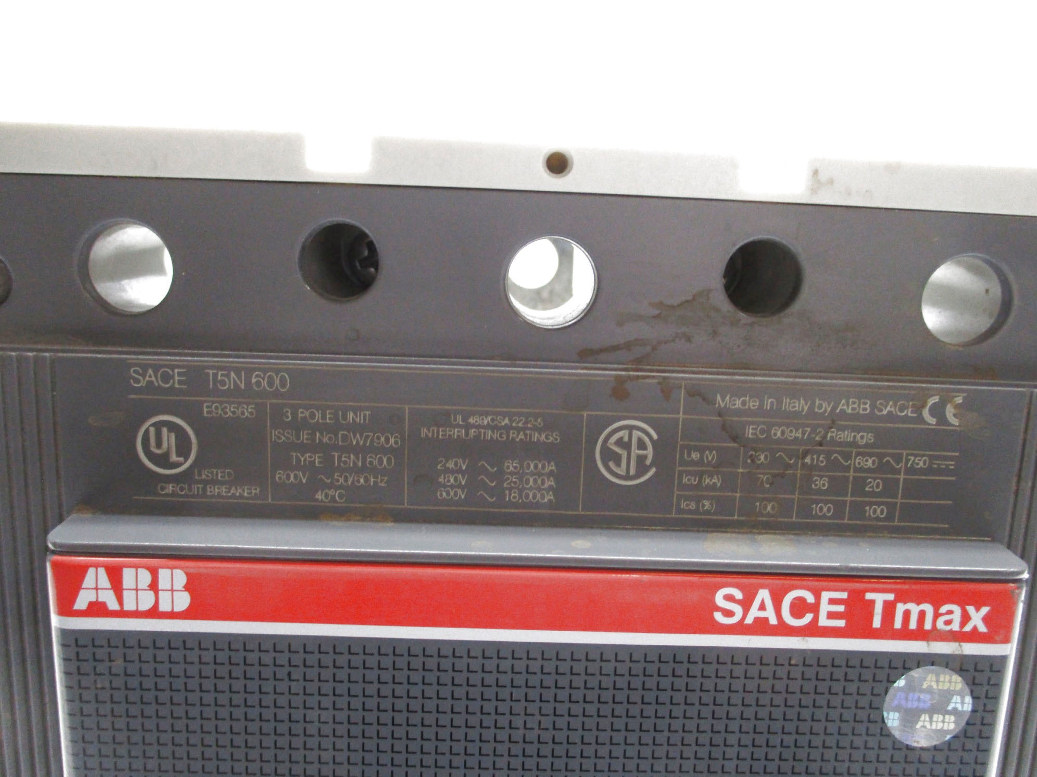 ABB SACET5N600 600A 600V UNMP
