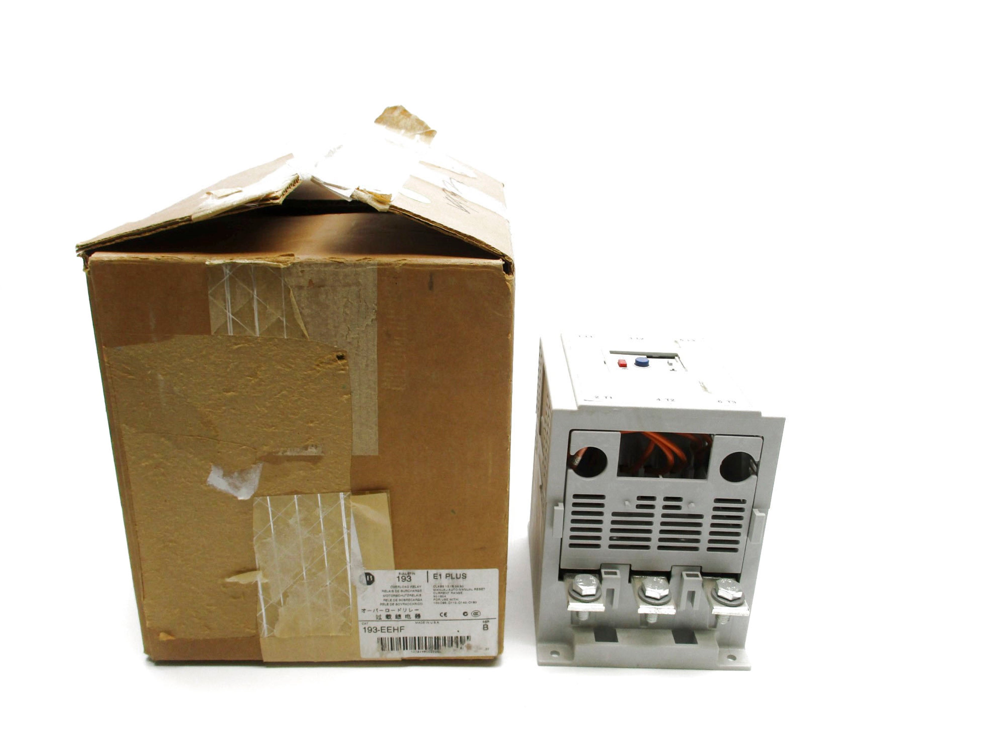 ALLEN BRADLEY 193-EEHF SER. B 600V 30-150A (AS PICTURED) (BR/WH) NSMP