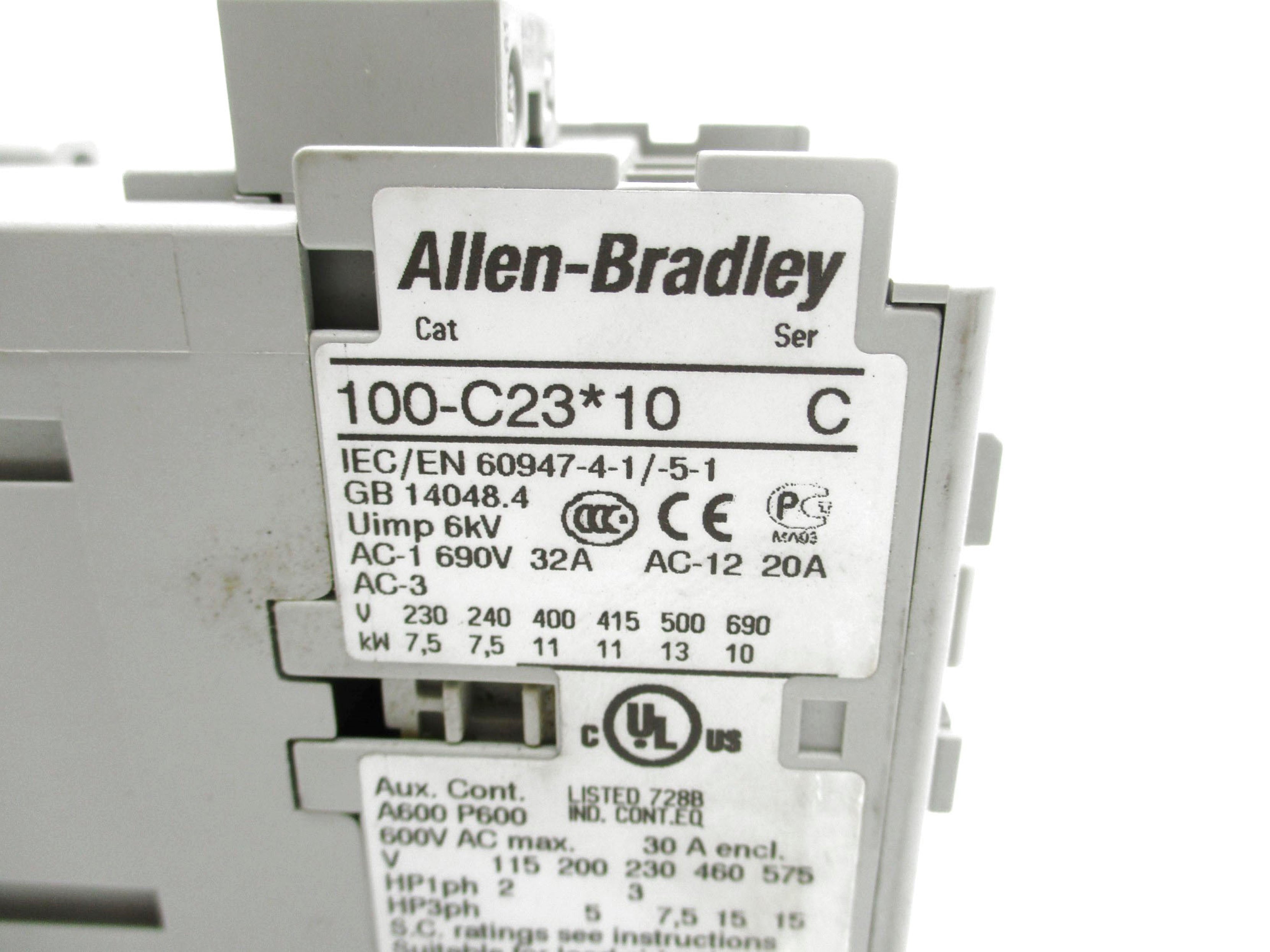 ALLEN BRADLEY 100-C23B10 SER. C 440/480V NSNP