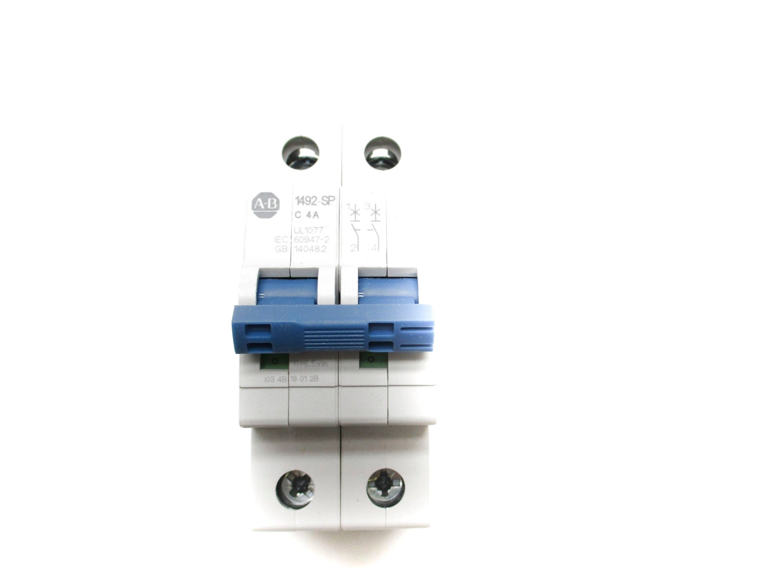 ALLEN BRADLEY 1492-SPM2C040 SER. D 4A 480/277VAC NSMP