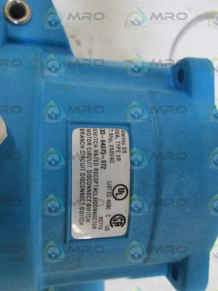 MELTRIC RECEPTACLE/CONNECTOR  33-64073-972 (AS PIC) *NEW NO BOX*