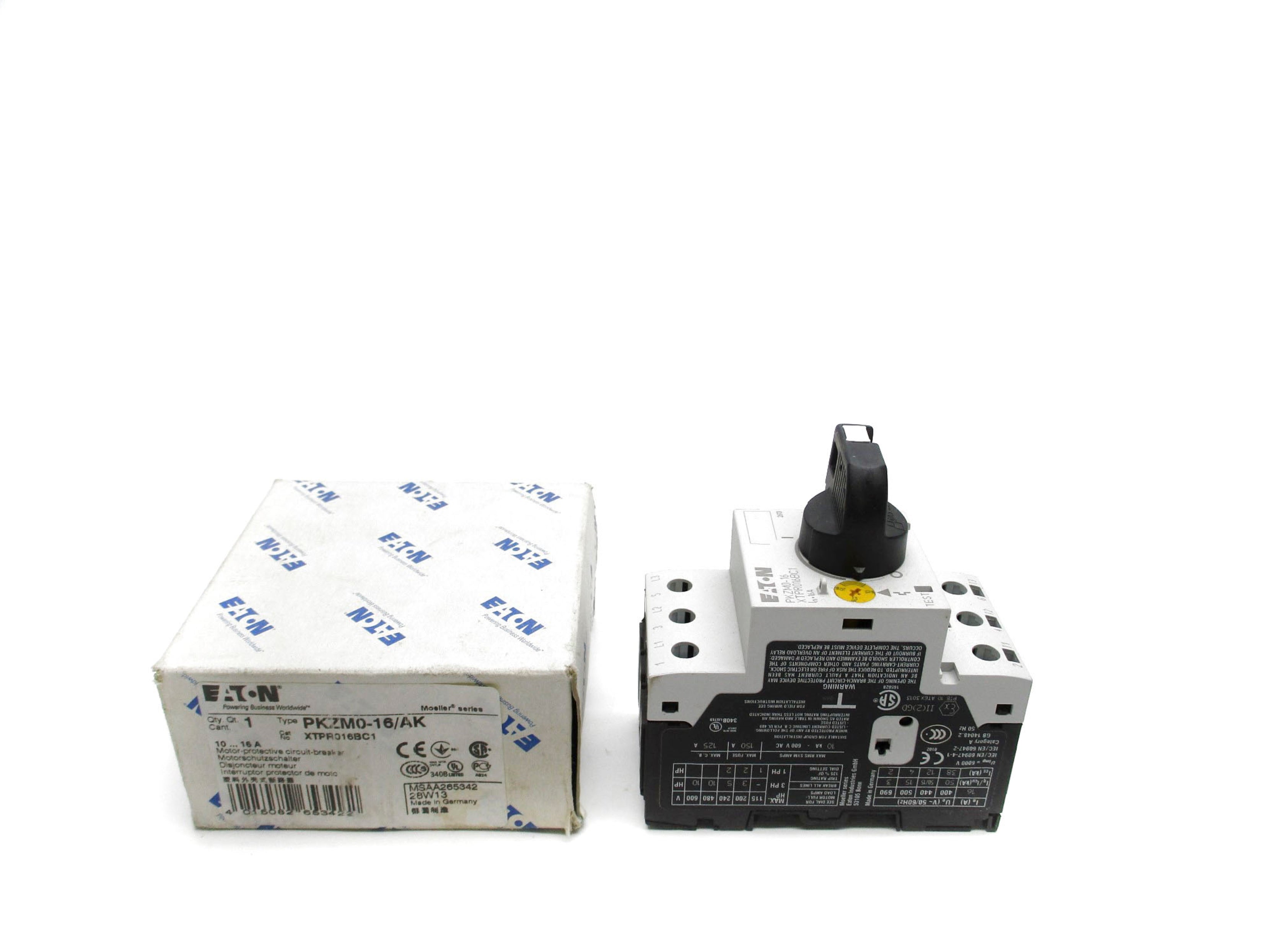 EATON PKZM0-16/AK XTPR016BC1 690V 10-16A NSMP