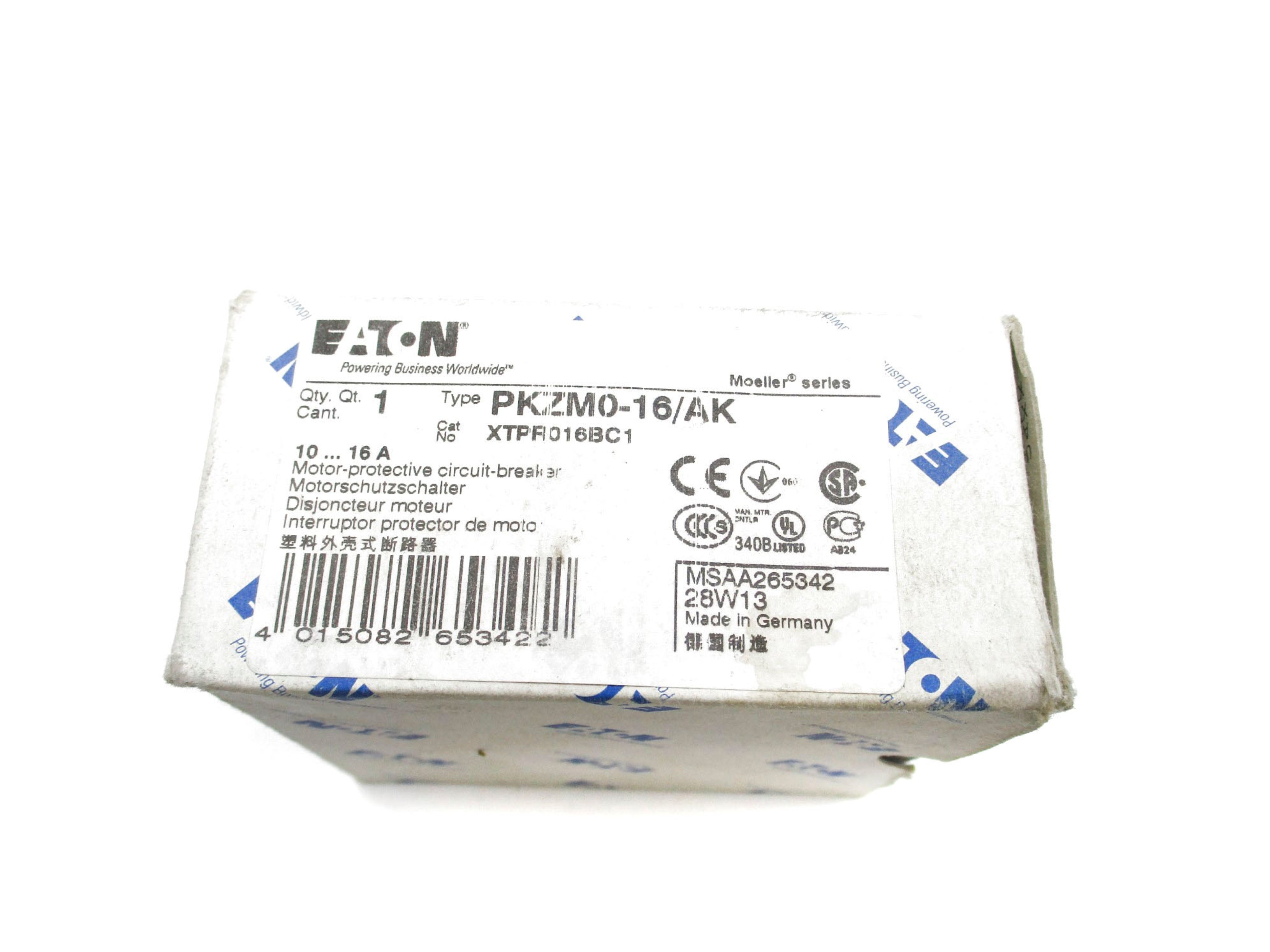 EATON PKZM0-16/AK XTPR016BC1 690V 10-16A NSMP