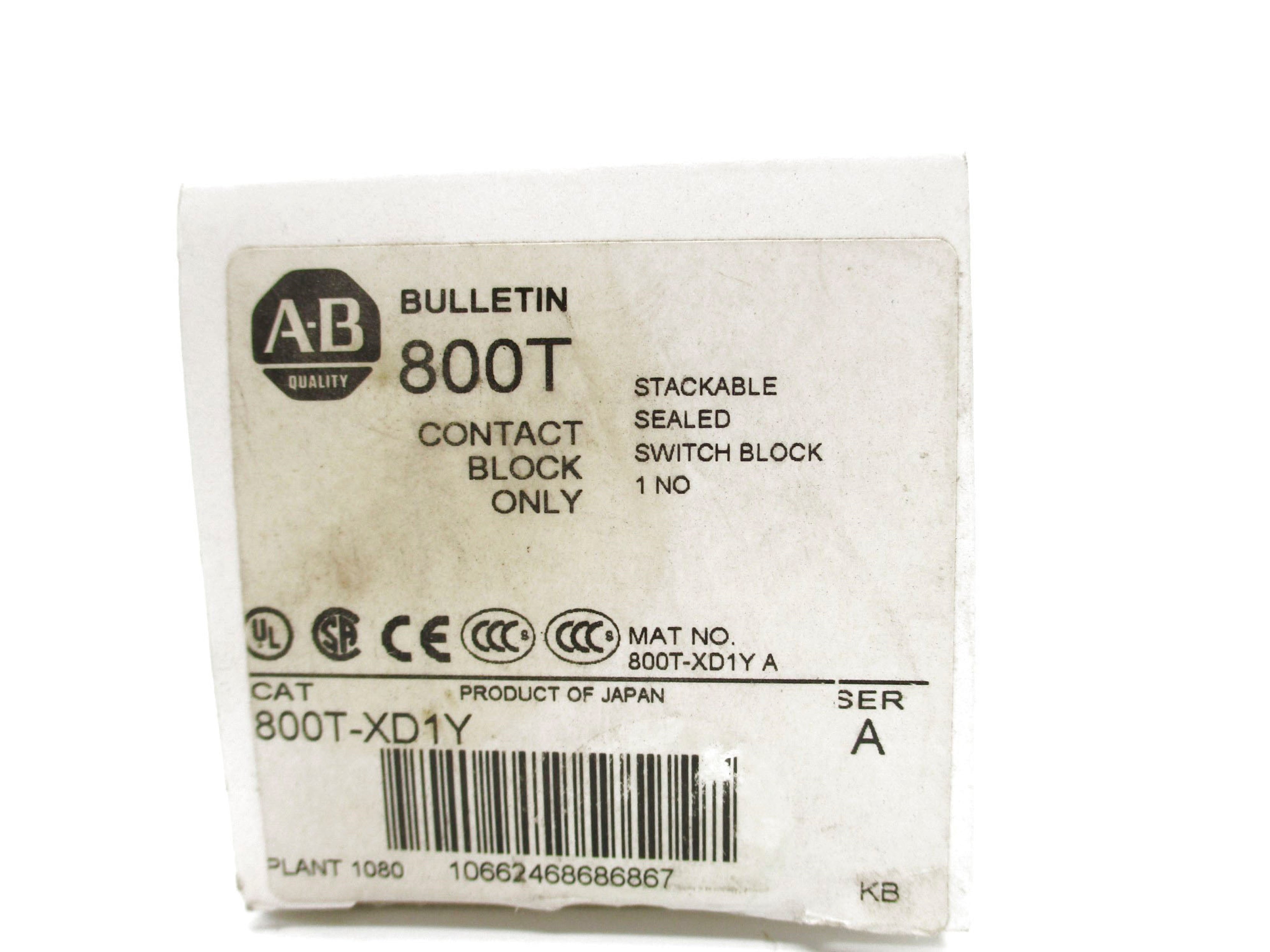 INDUSTRIAL SPARE PART 800T-XD1Y SER. A (WH) NSMP