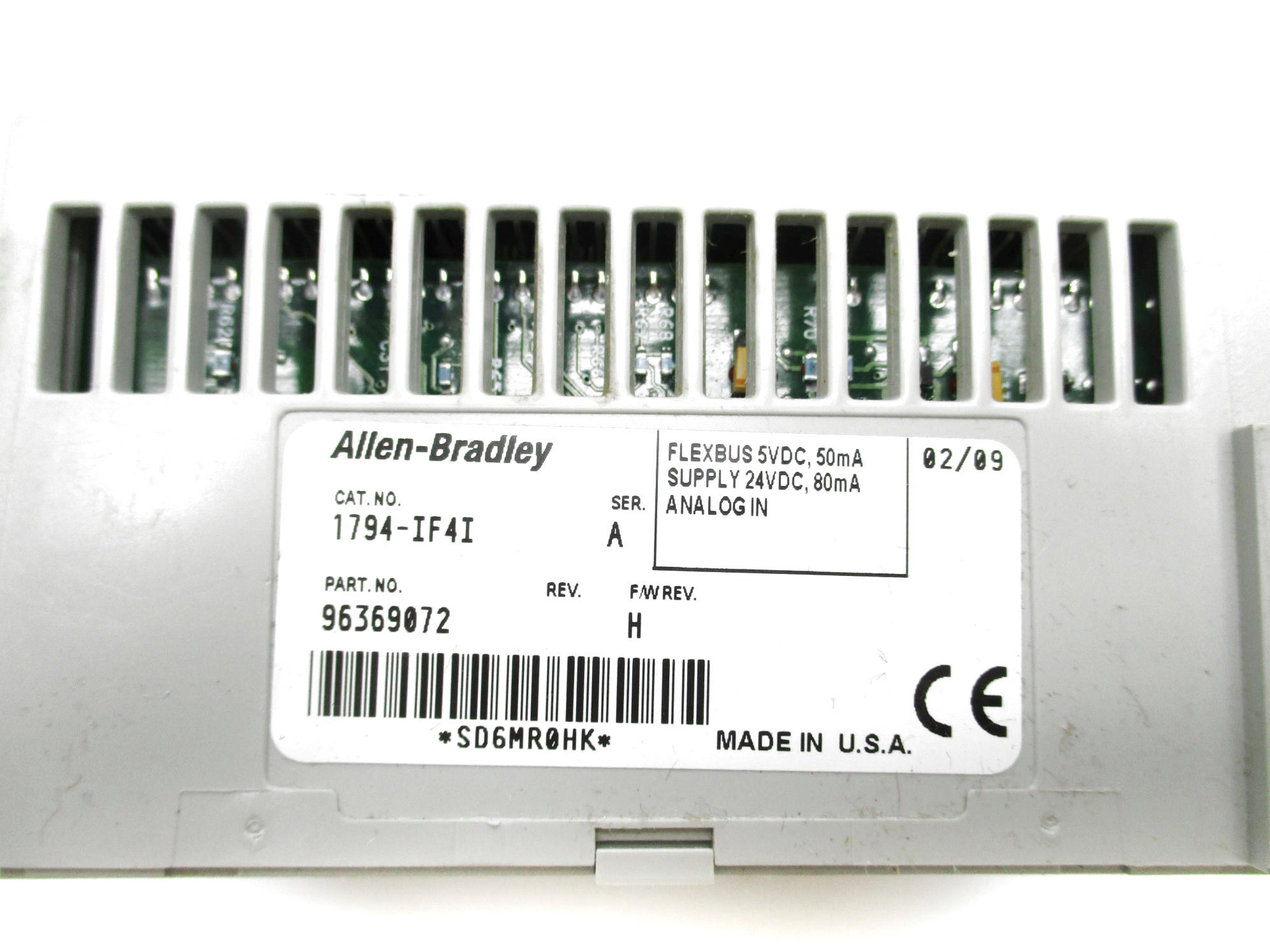 ALLEN BRADLEY 1794-IF4I SER. A F/W H UNMP
