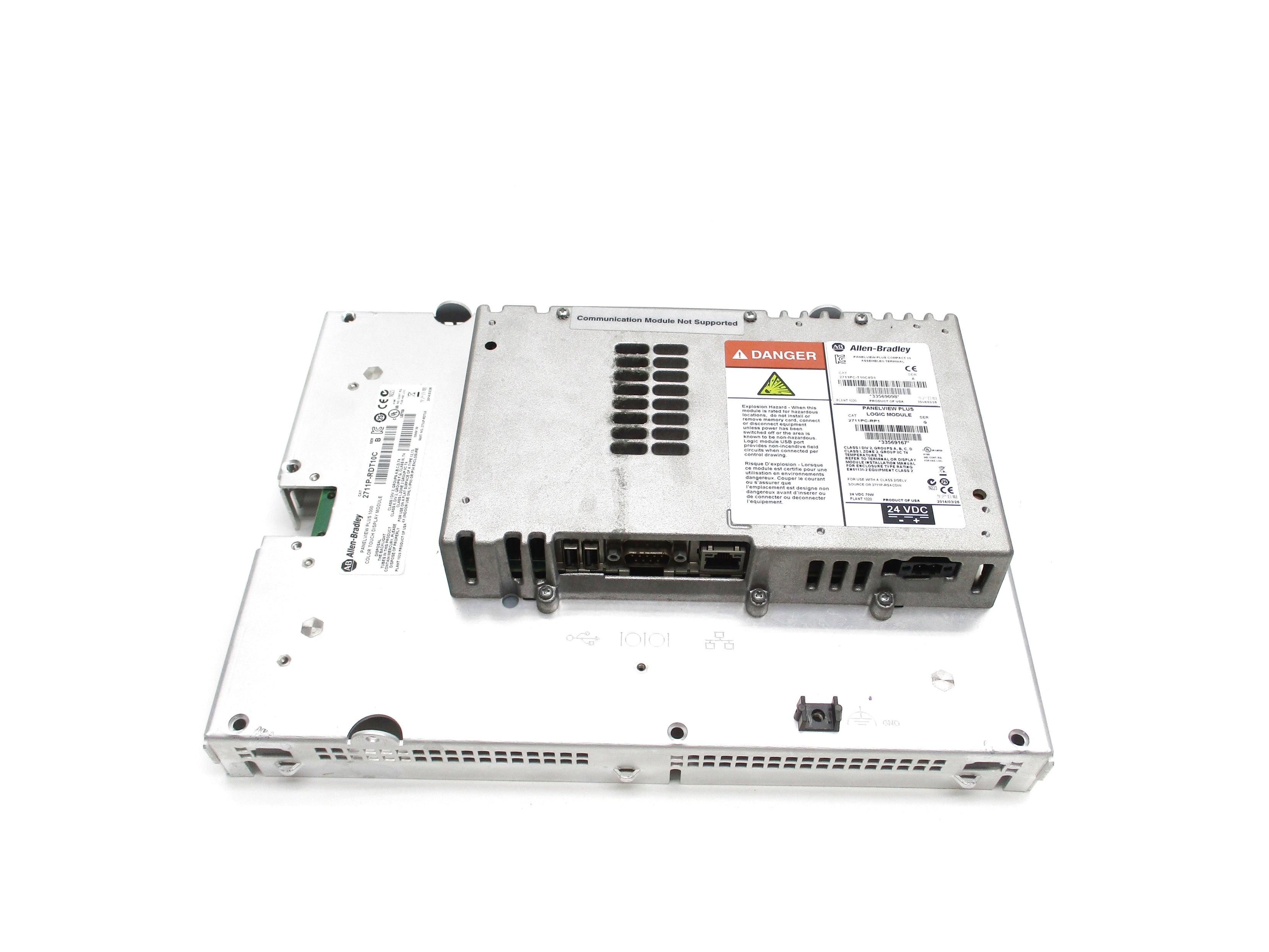 ALLEN BRADLEY 2711P-RDT10C SER. B (AS IS) UNMP