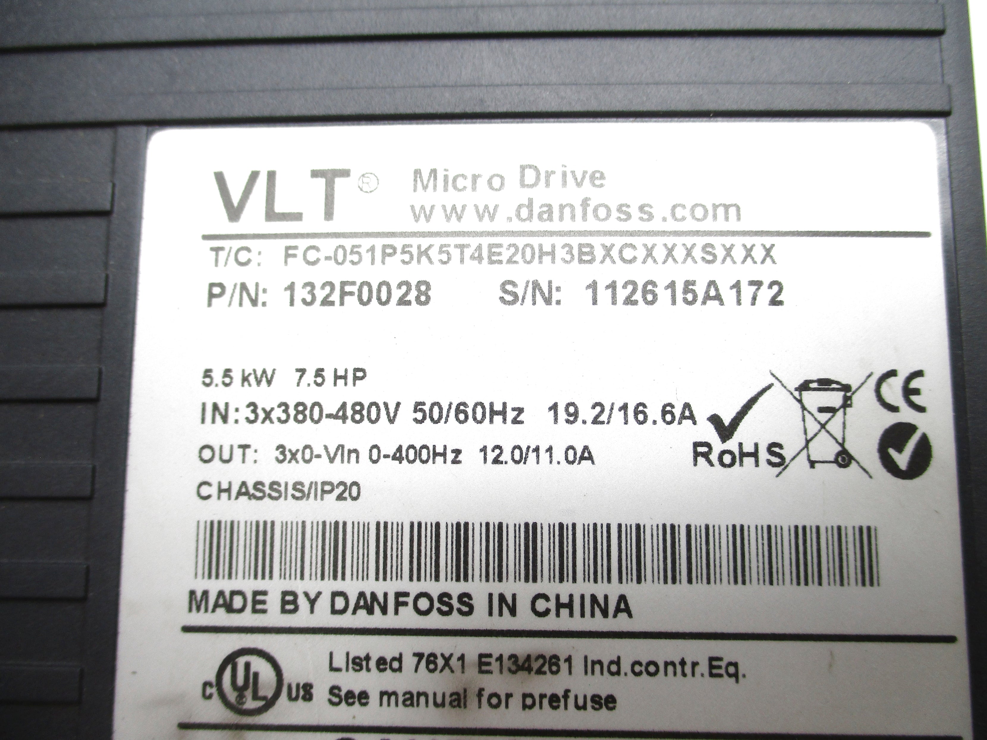 DANFOSS 132F0028 (AS PICTURED) NSMP