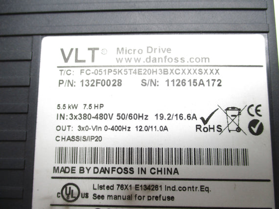 DANFOSS 132F0028 (AS PICTURED) NSMP