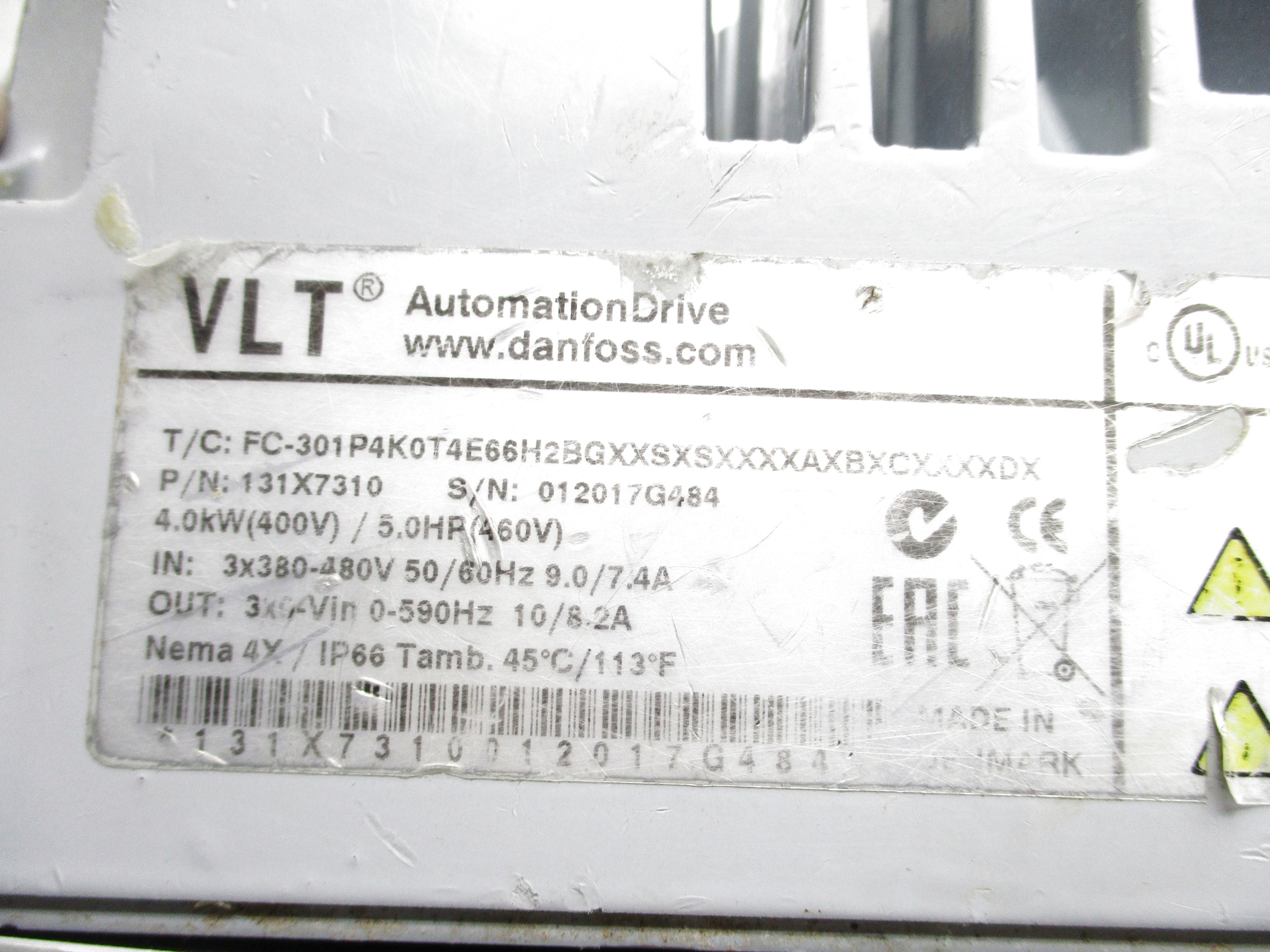 DANFOSS 131X7310 (AS PICTURED) UNMP