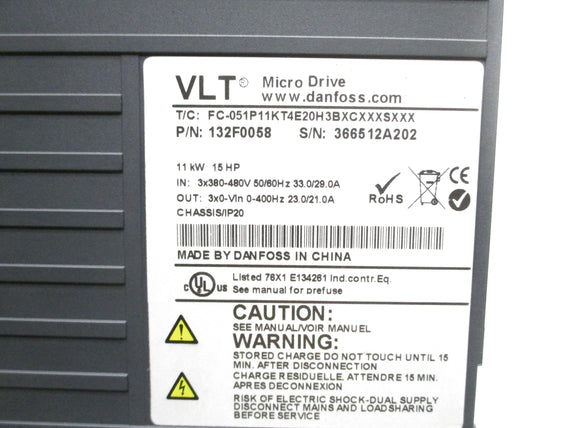 DANFOSS 132F0058 (AS PICTURED) NSMP