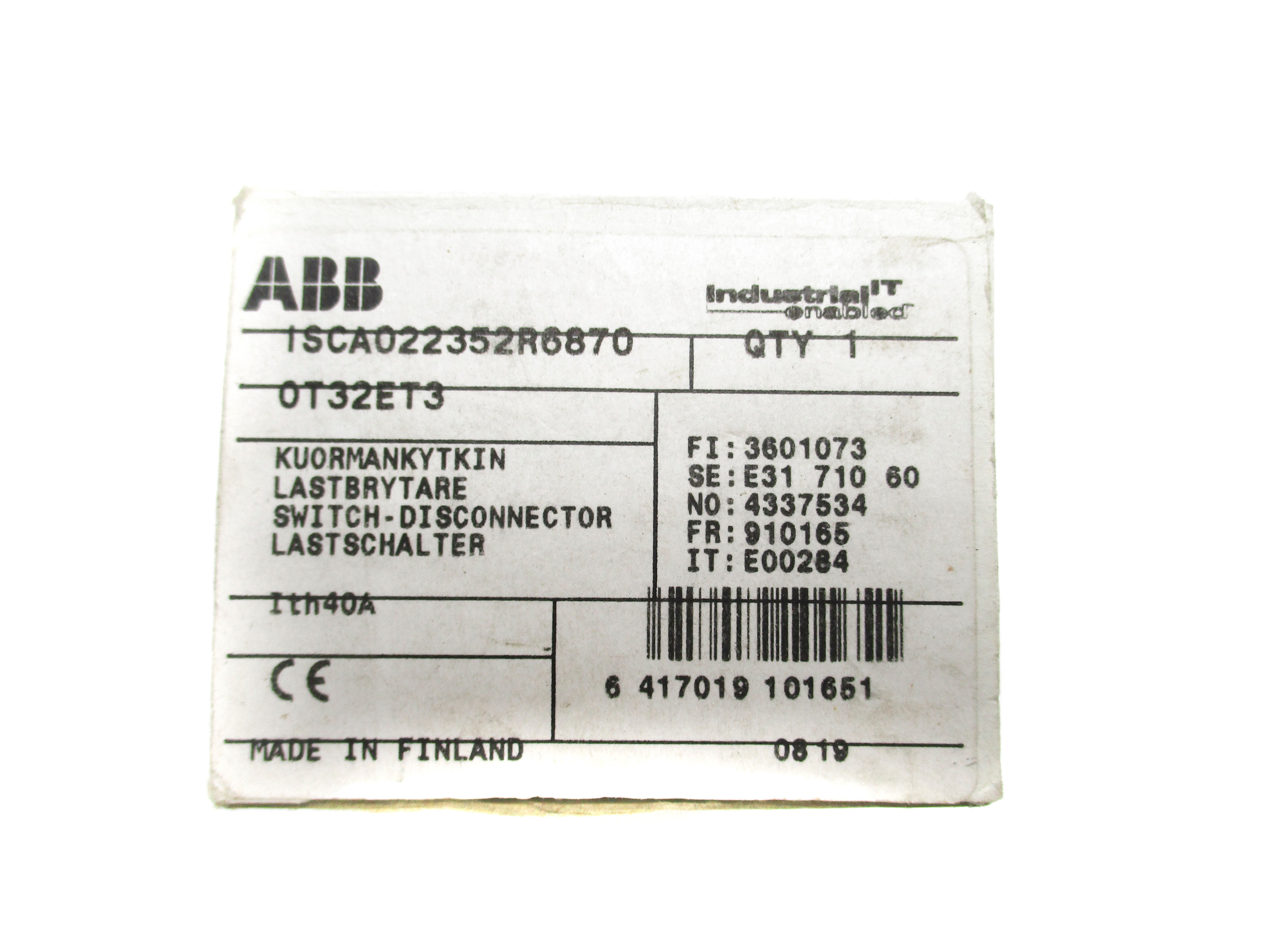 ABB OT32ET3 NSMP