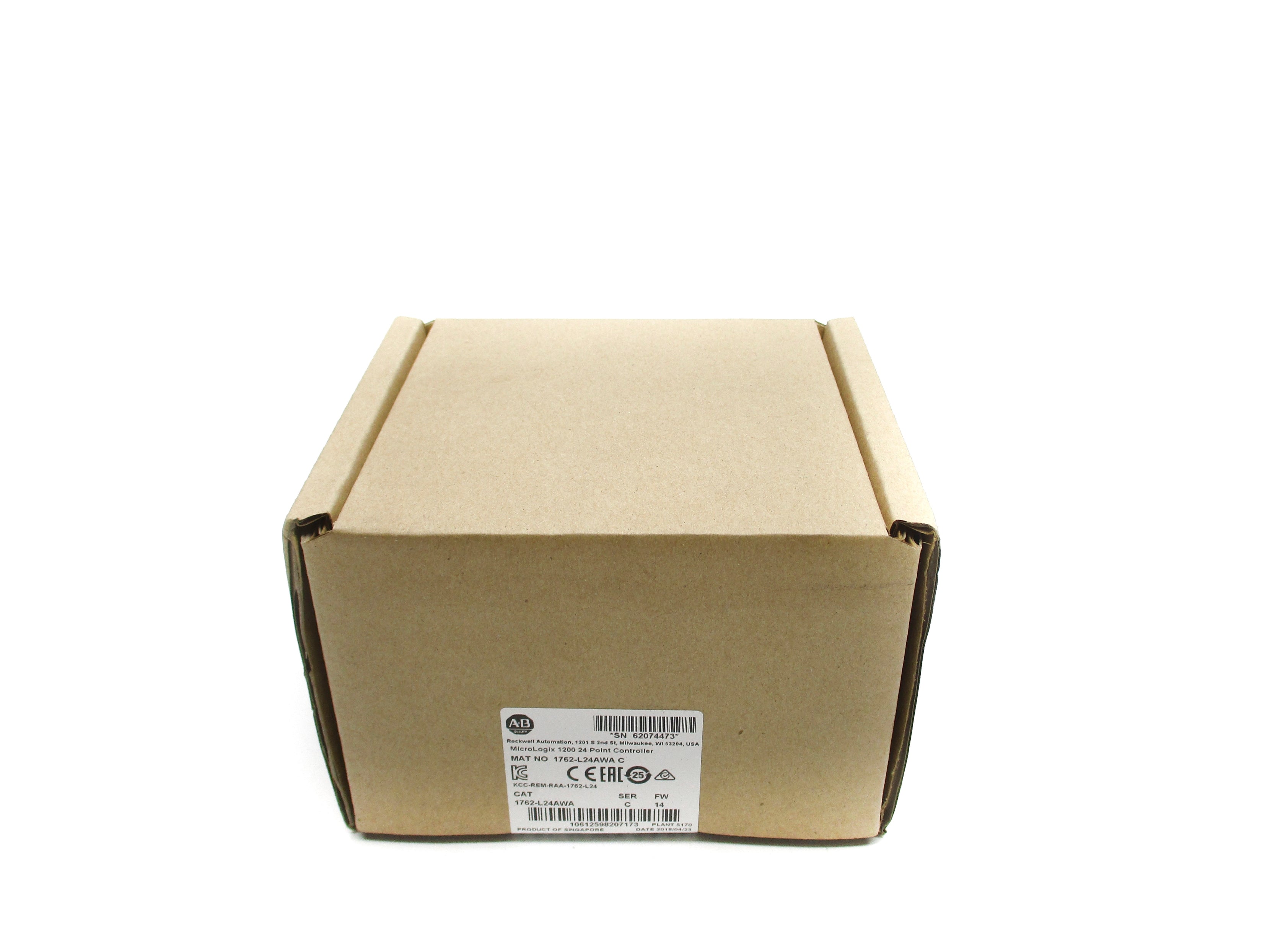 ALLEN BRADLEY 1762-L24AWA SER. C F/W 14 DATE: 2018 NSFS