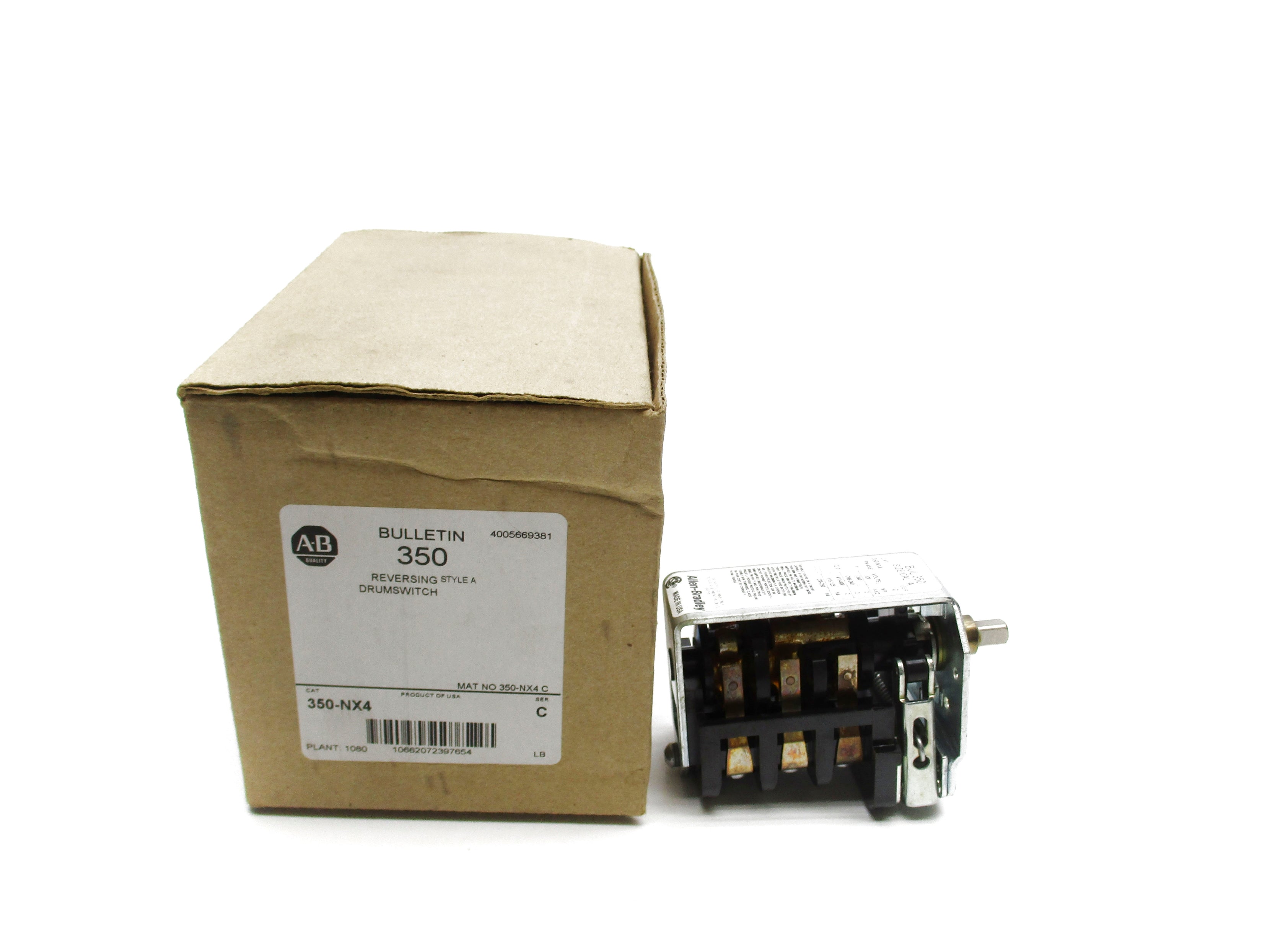 ALLEN BRADLEY 350-NX4 SER. C (BR/WH) NSMP