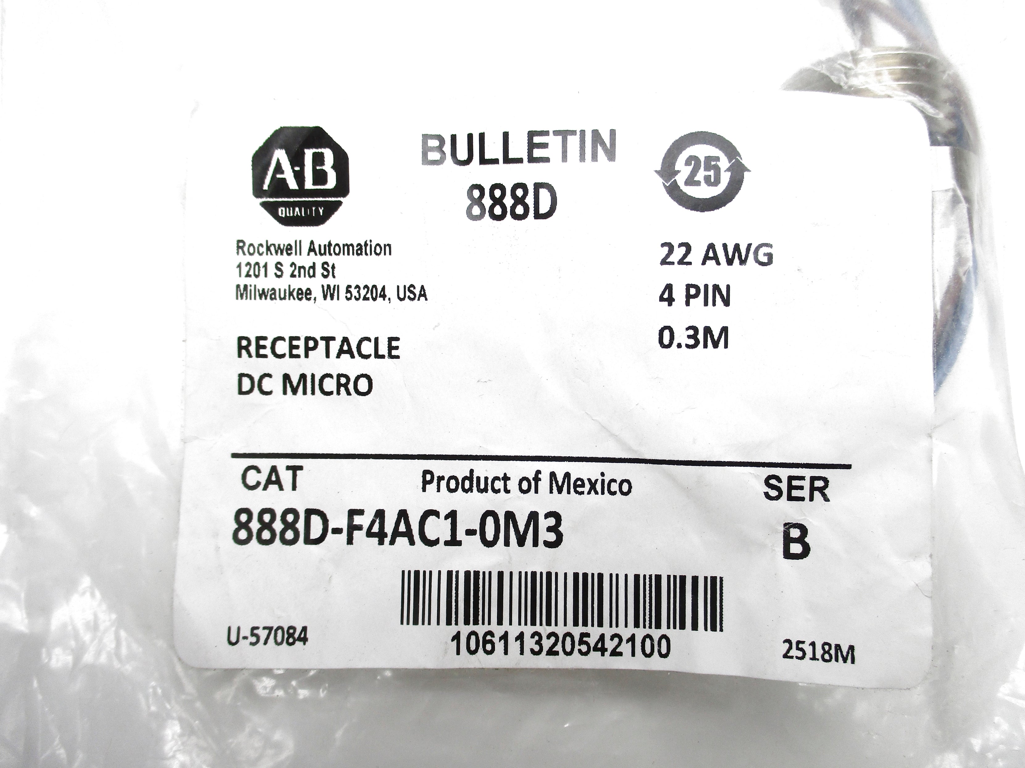 INDUSTRIAL SPARE PART 888D-F4AC1-0M3 SER. B (WH) NSMP