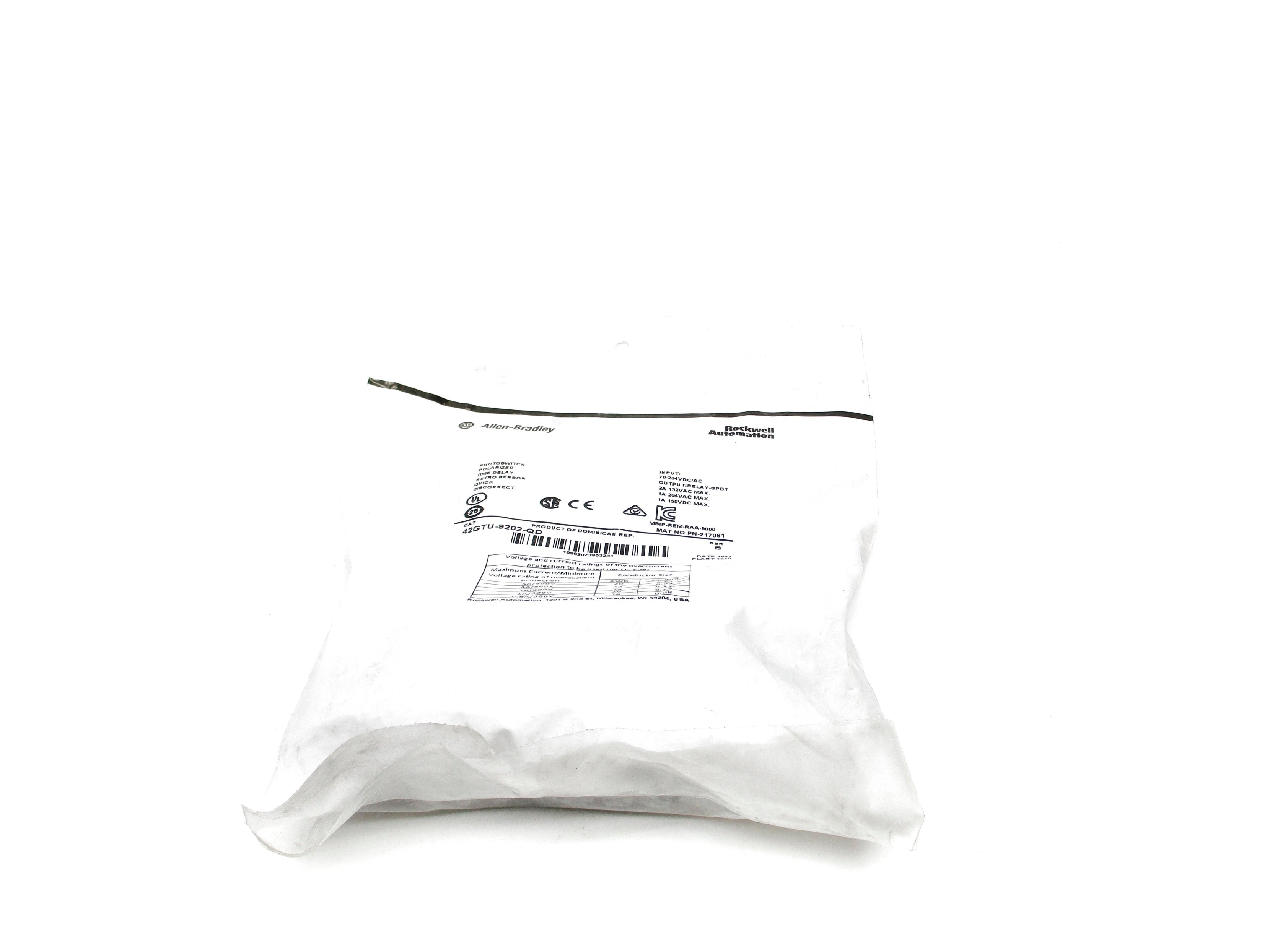 ALLEN BRADLEY 42GTU-9202-QD SER. B (WH) NSMP