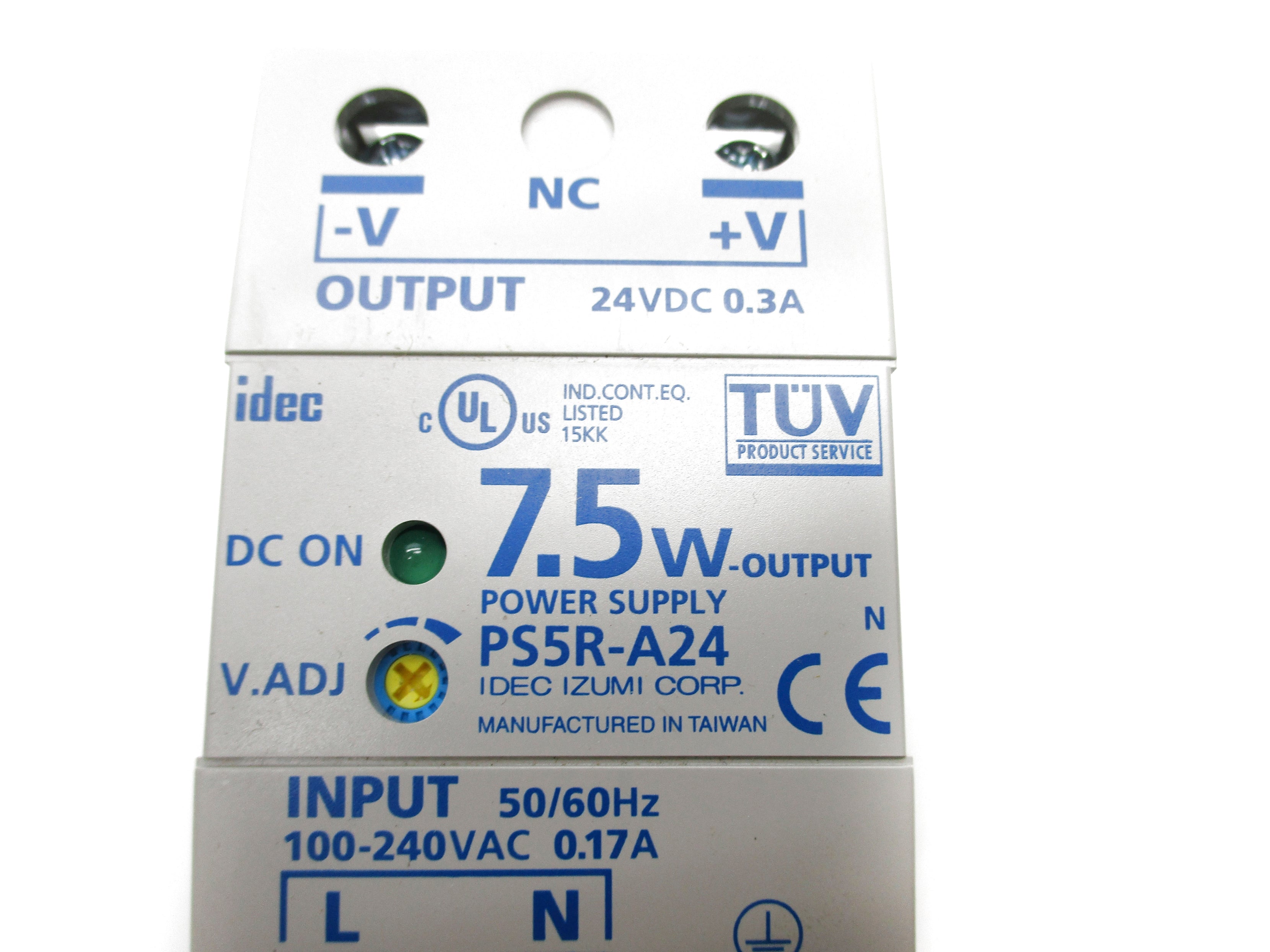 IDEC PS5R-A24 100-240VAC 0.17A NSMP