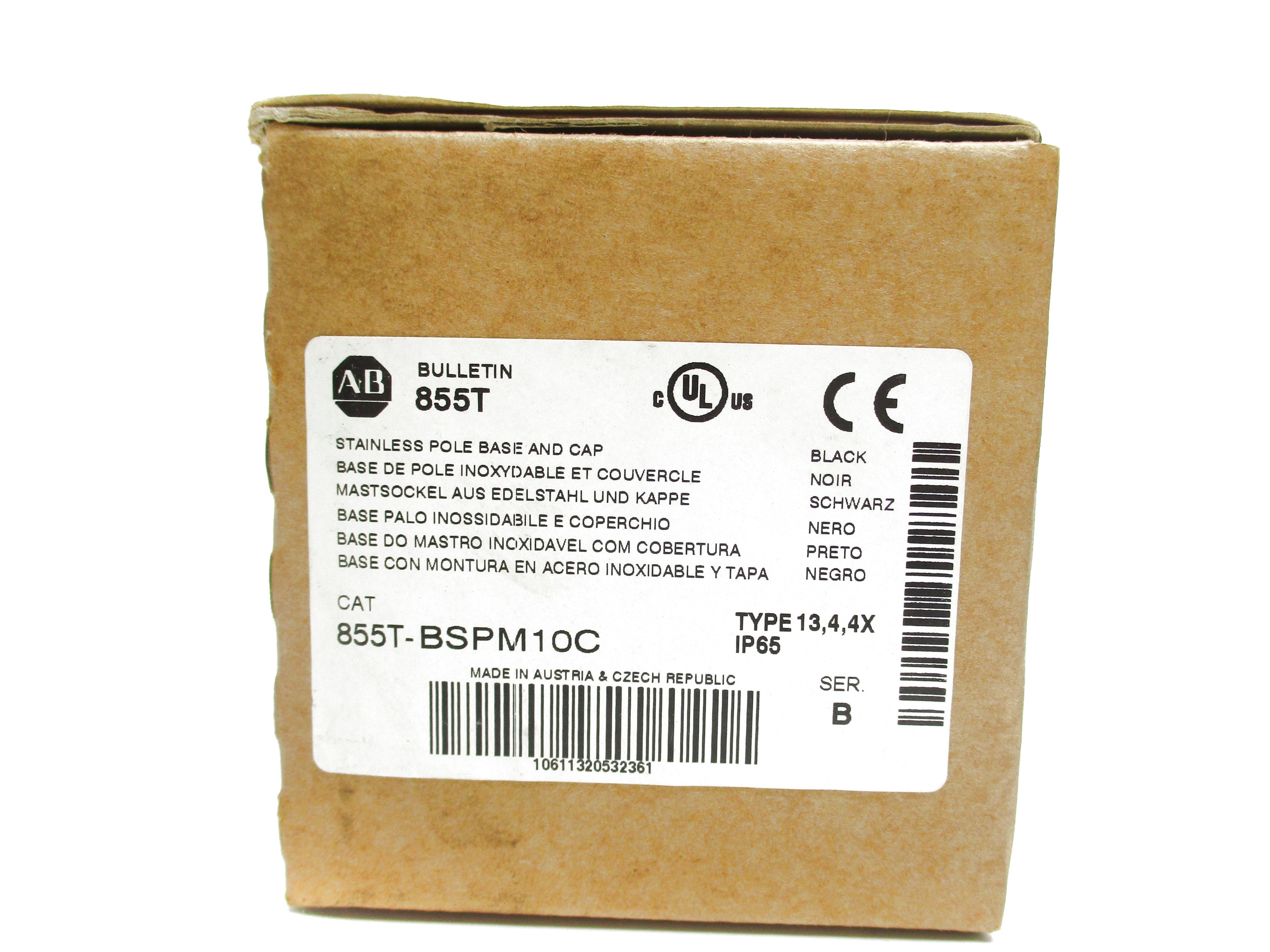 ALLEN BRADLEY 855T-BSPM10C SER. B (BR/WH) NSMP