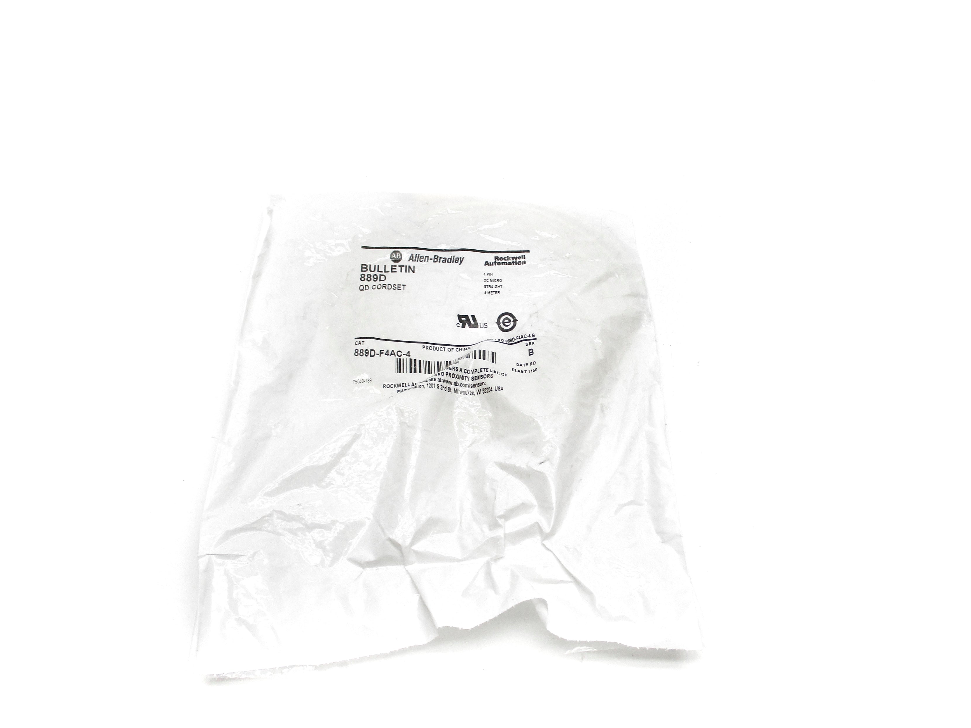 ALLEN BRADLEY 889D-F4AC-4 SER. B (WH) NSMP