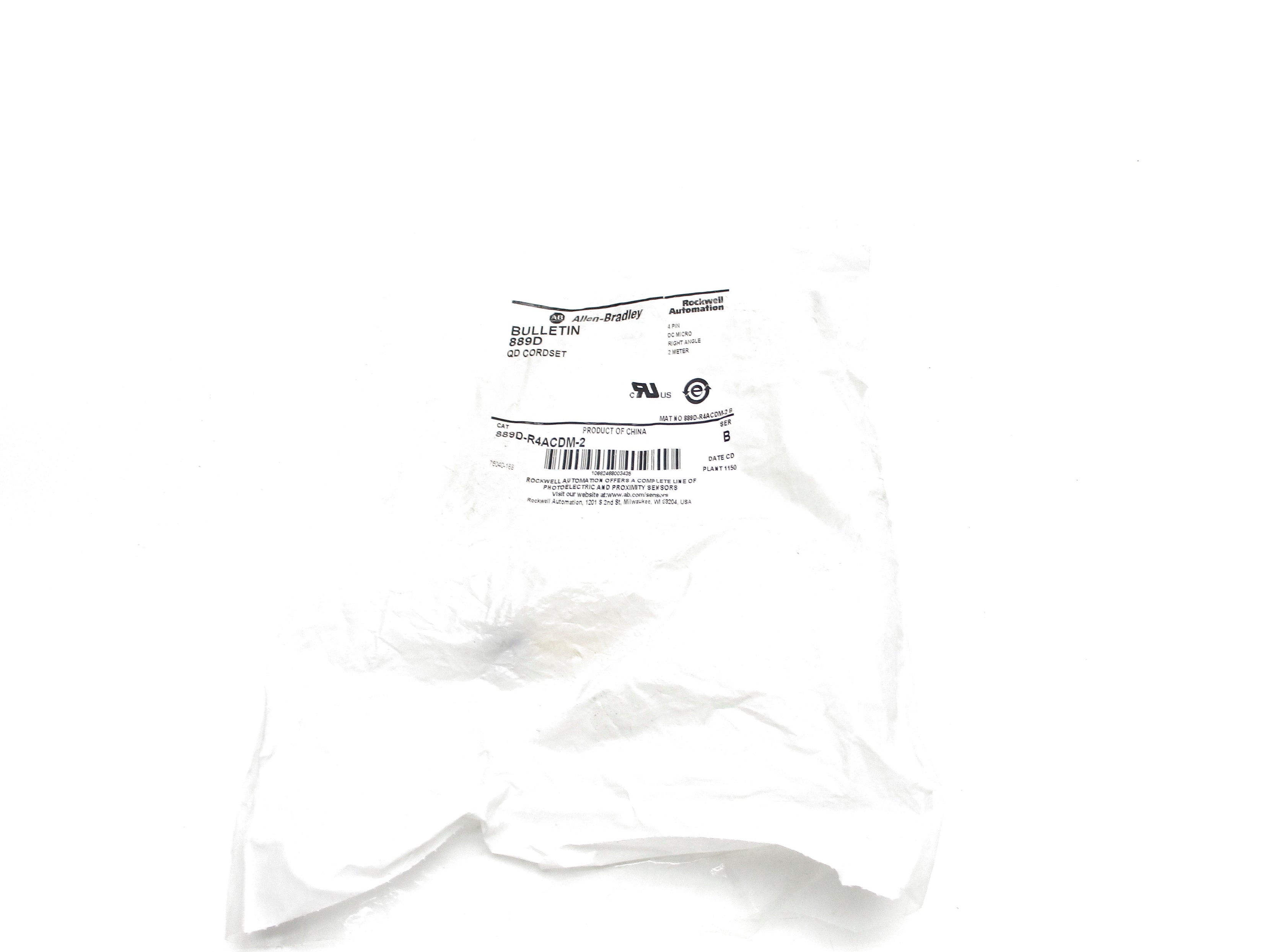 ALLEN BRADLEY 889D-R4ACDM-2 SER. B (WH) NSMP
