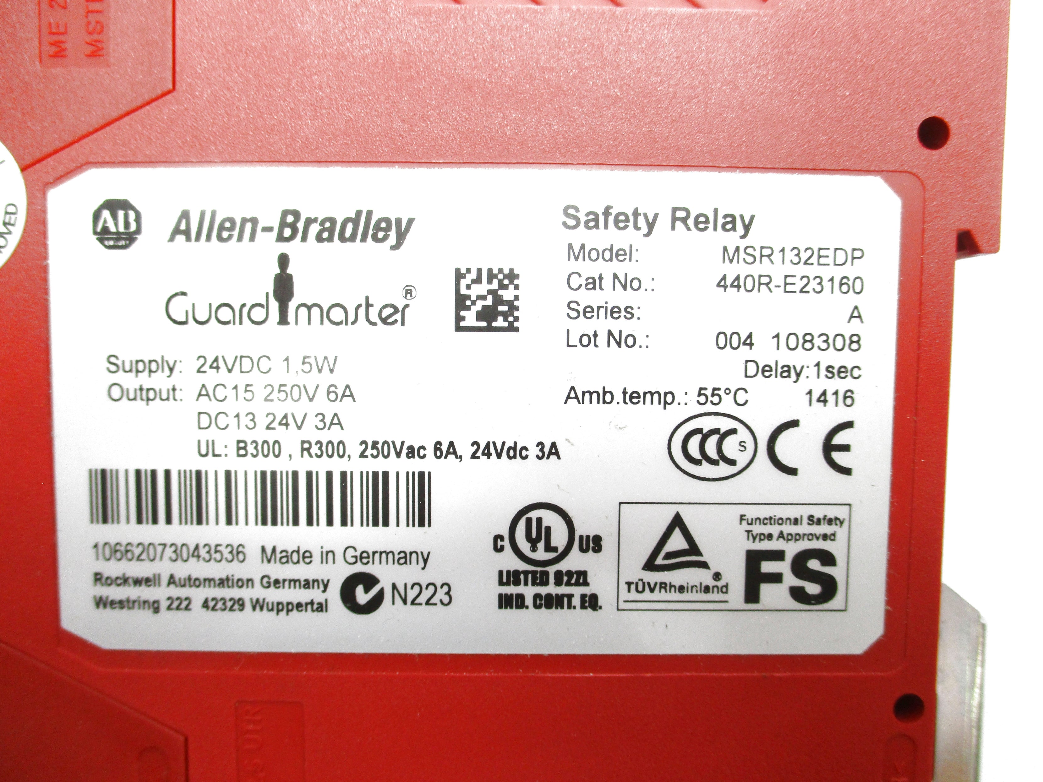 INDUSTRIAL SPARE PART 440R-E23160 SER. A 24VDC 6A (WH) NSMP