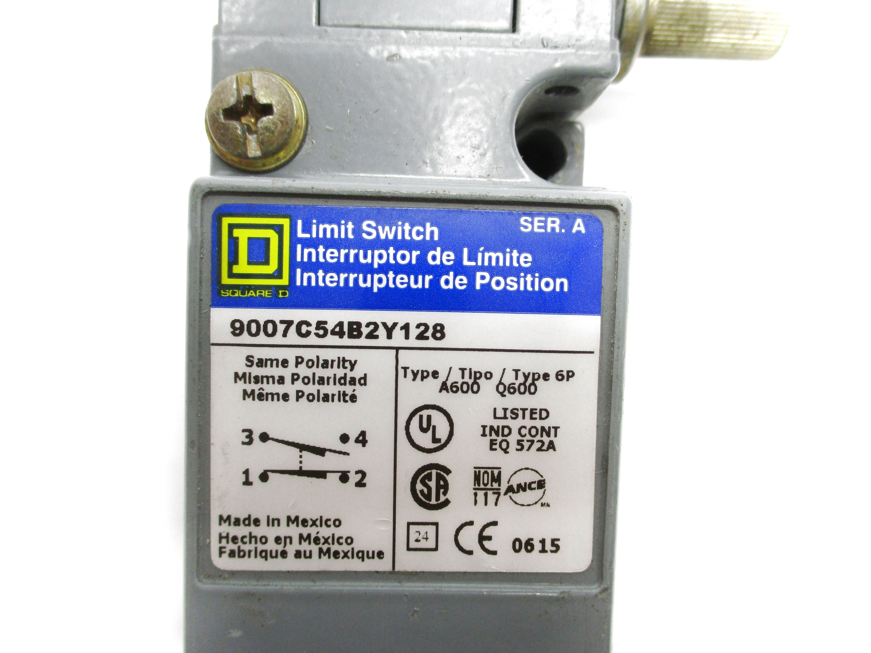 SQUARE D 9007C54B2Y128 SER. A UNMP